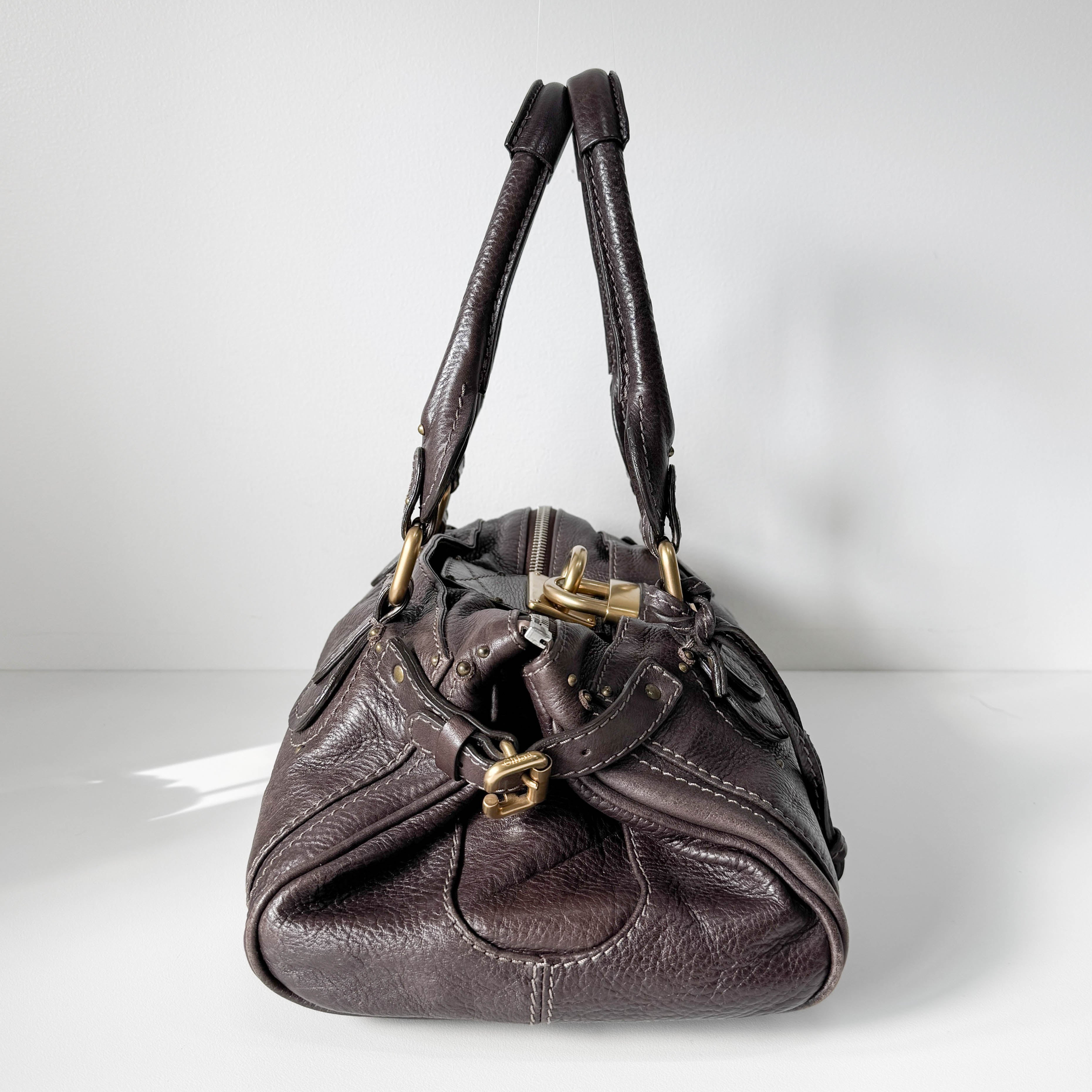 Paddington Brown Leather Shoulder Bag