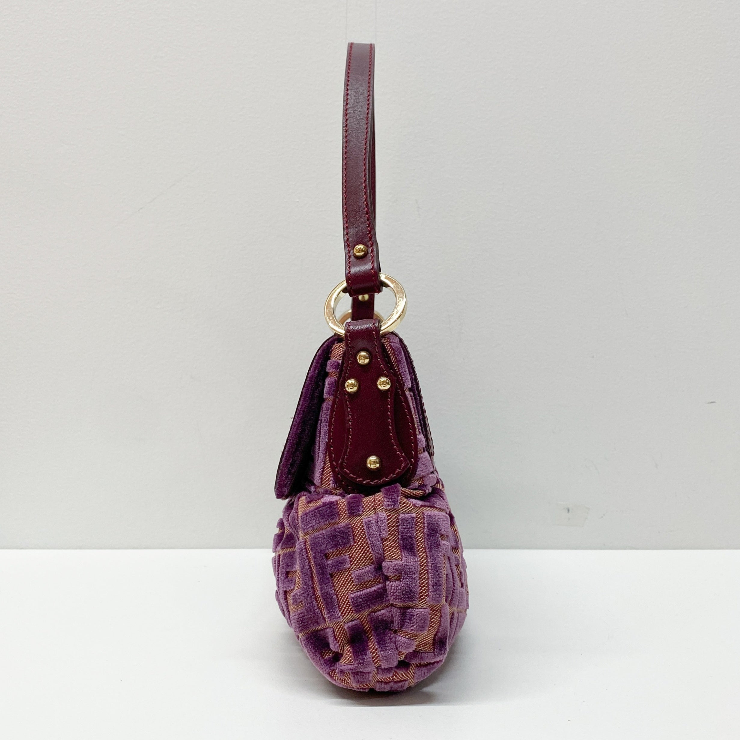 Chef Purple Zucca Canvas Shoulder Bag