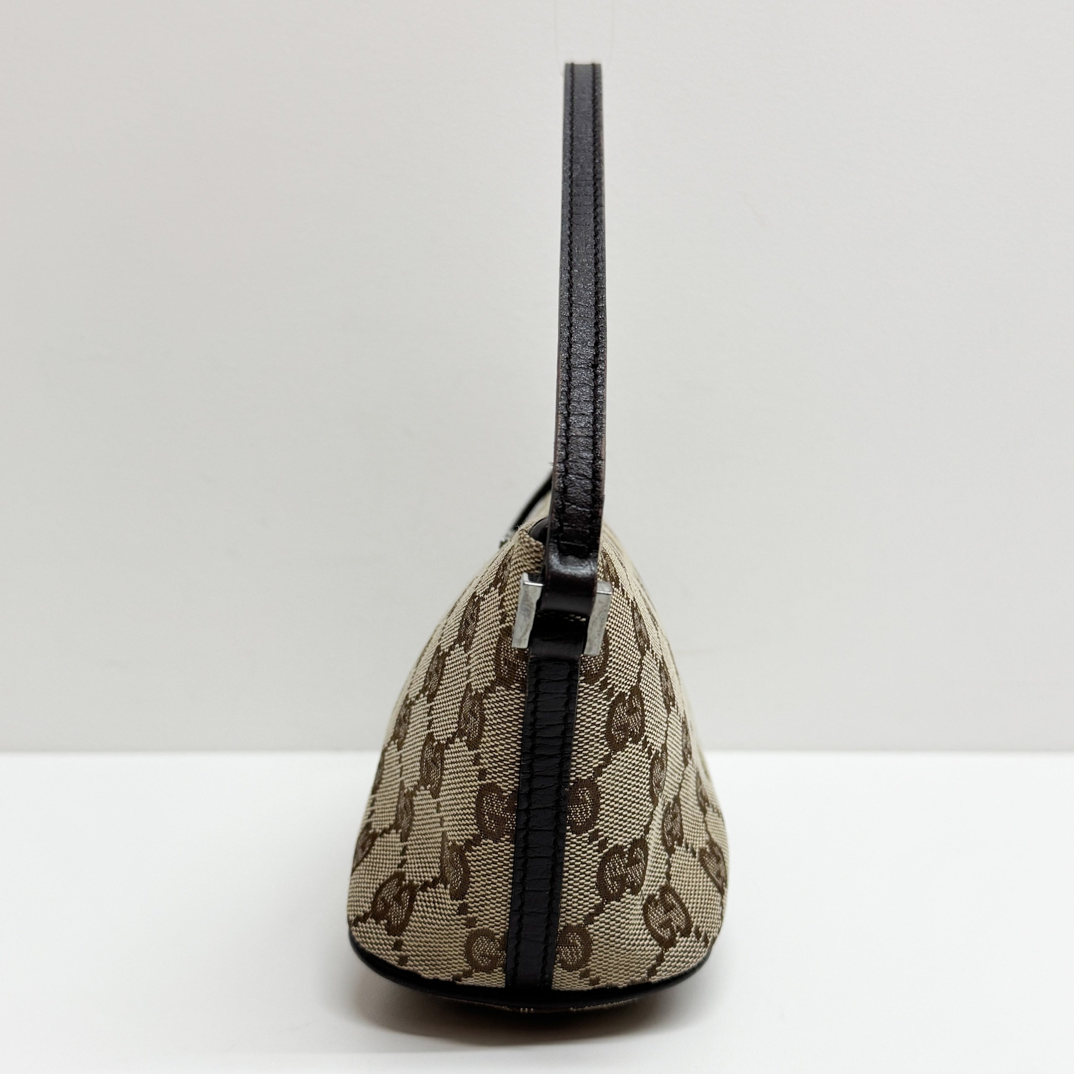 Boat GG Brown Canvas Pouch Shoulder Bag