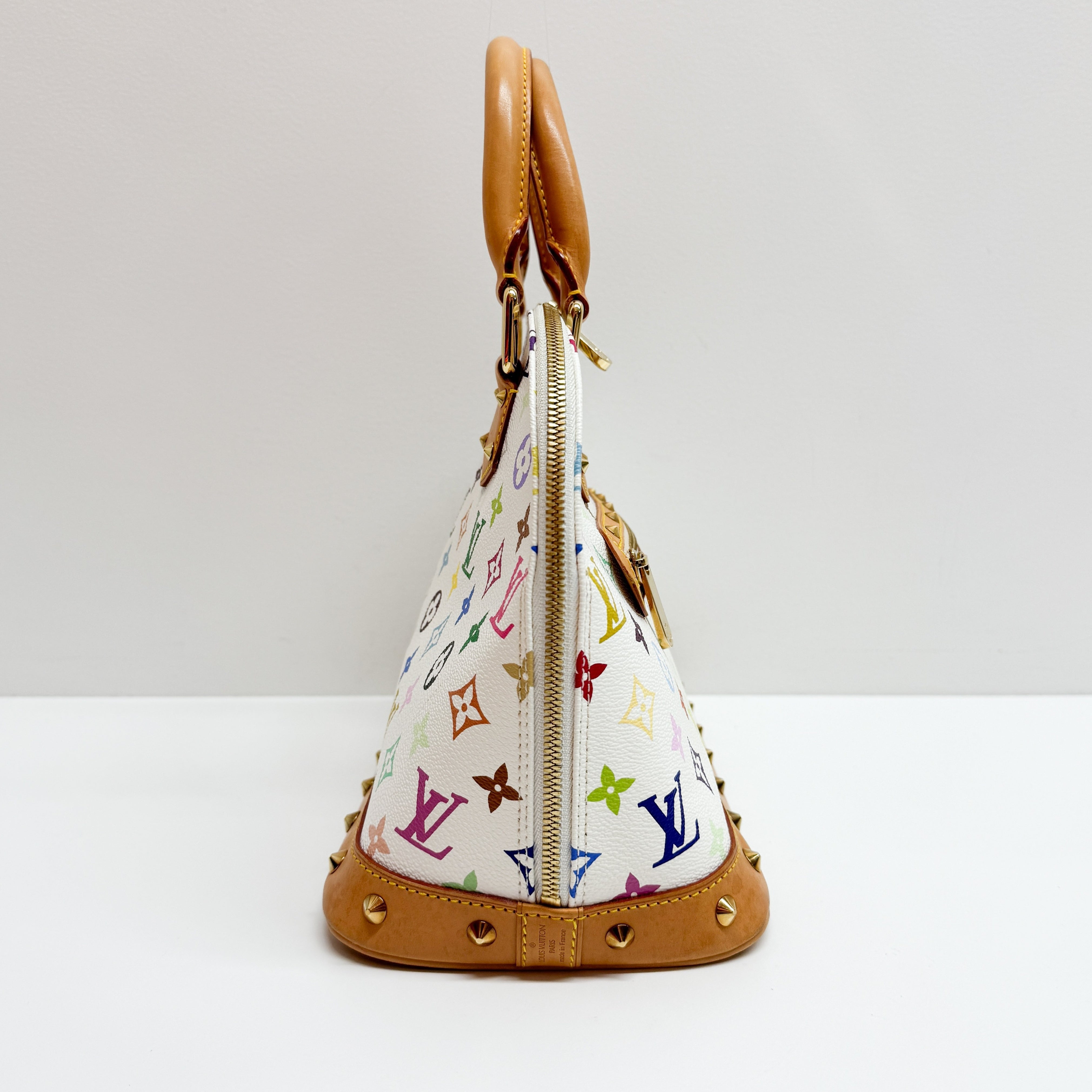 Monogram Multi-color Coated Canvas Hand Bag