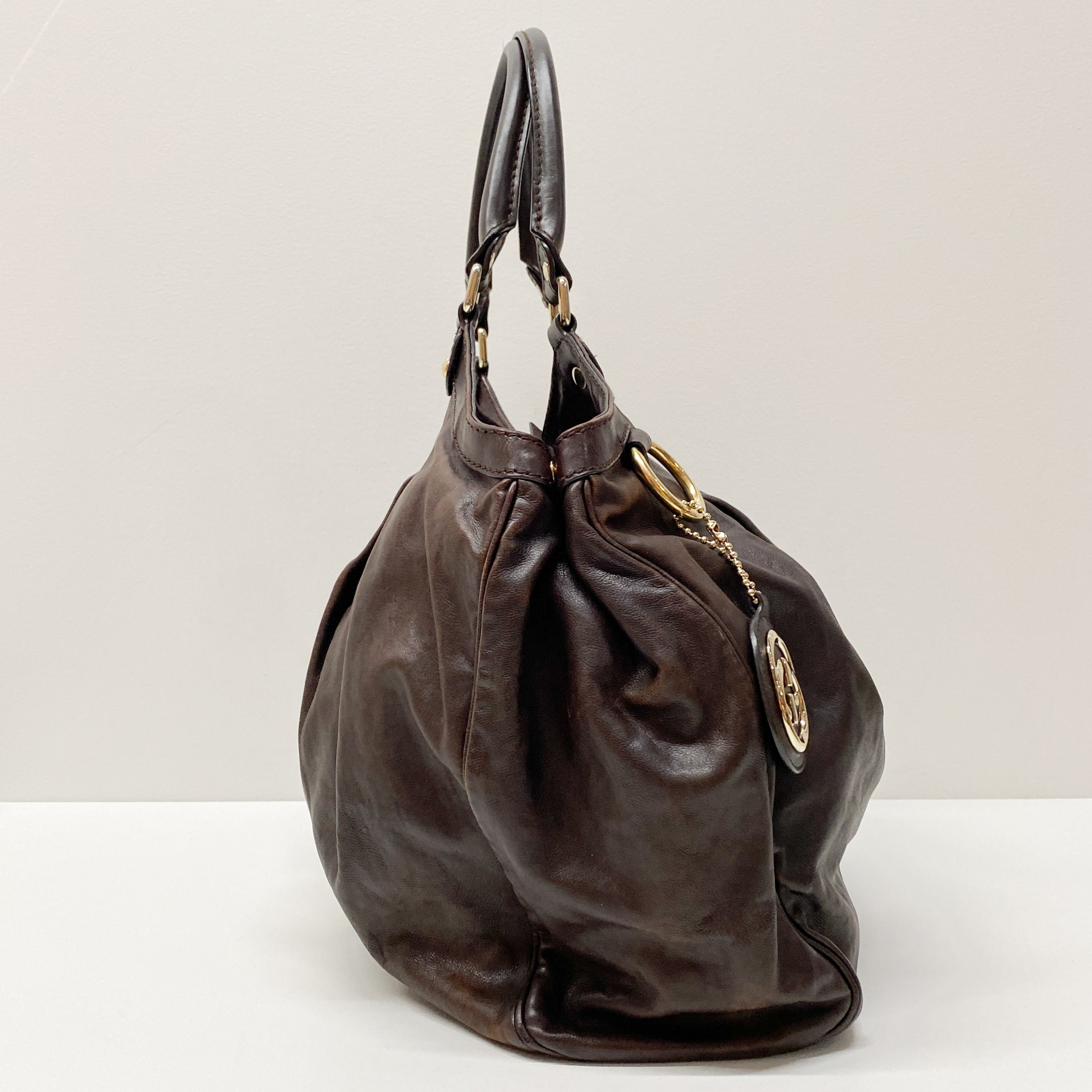 Brown Leather Tote Bag