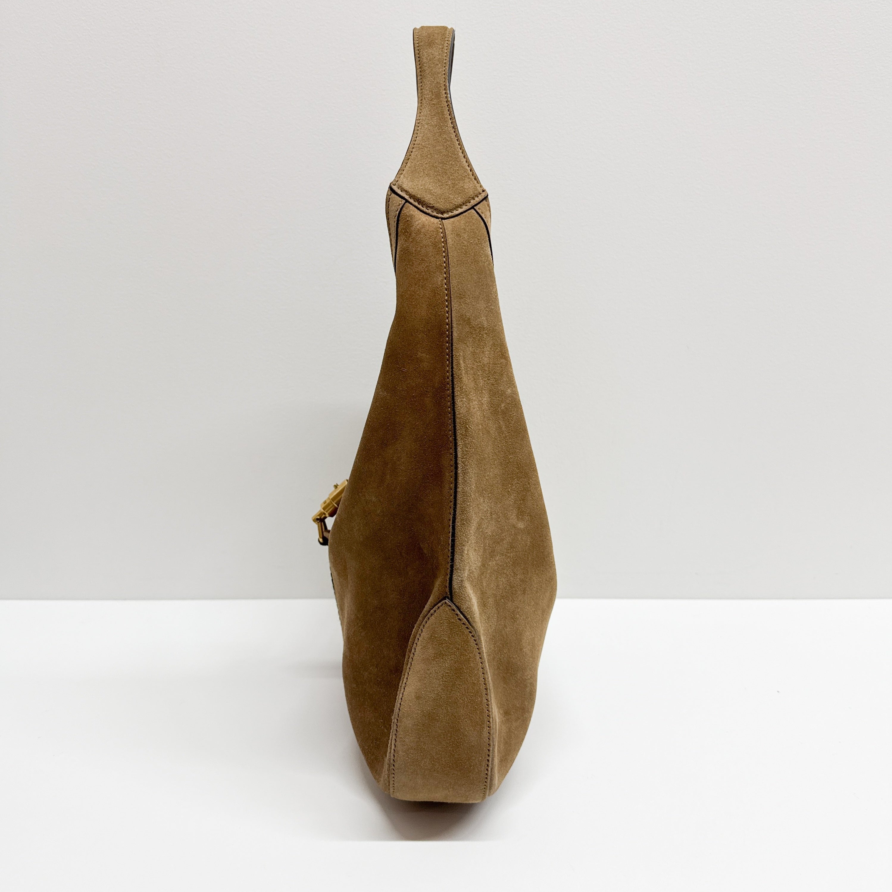 Jackie Brown Suede Shoulder Bag