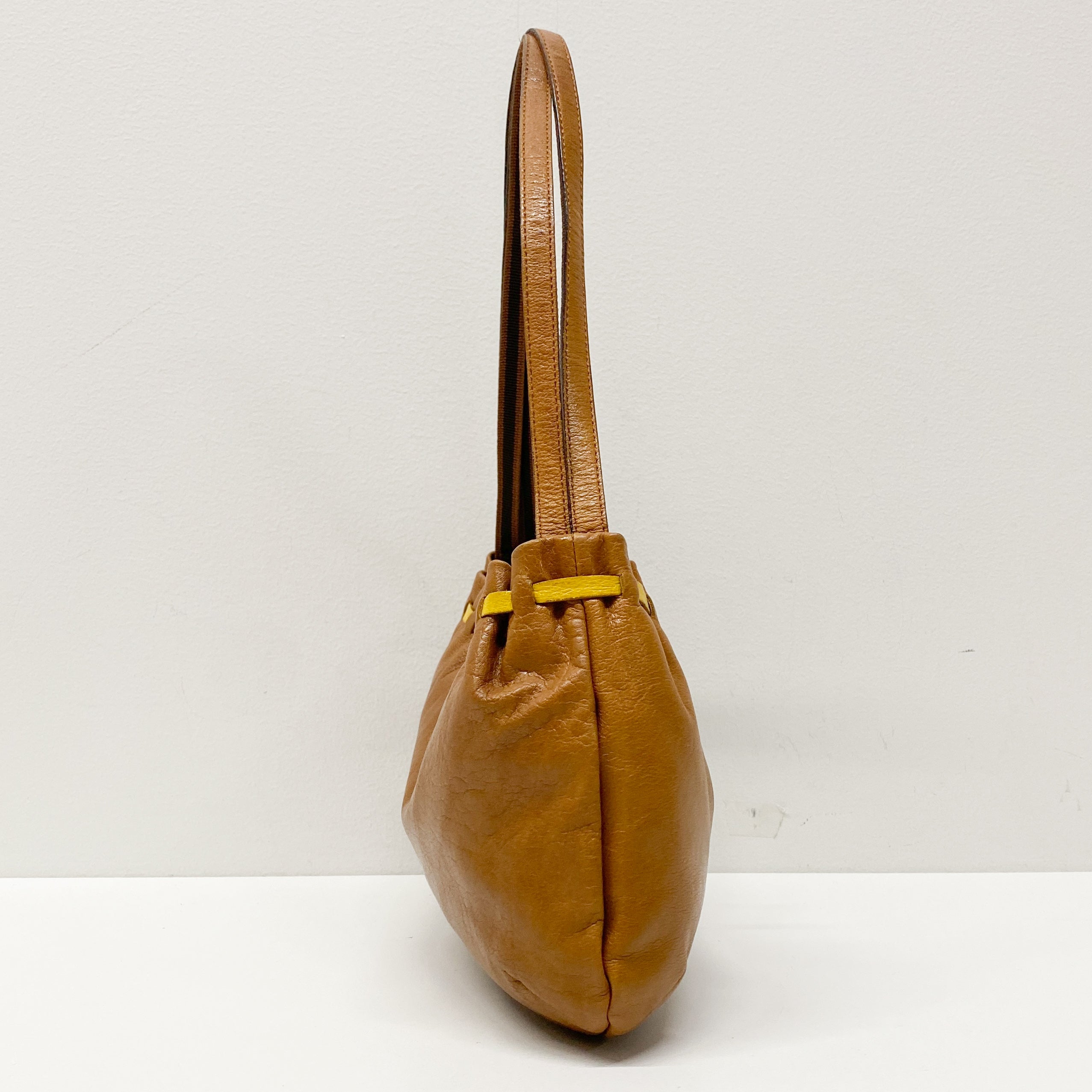 Brown Leather Shoulder Bag