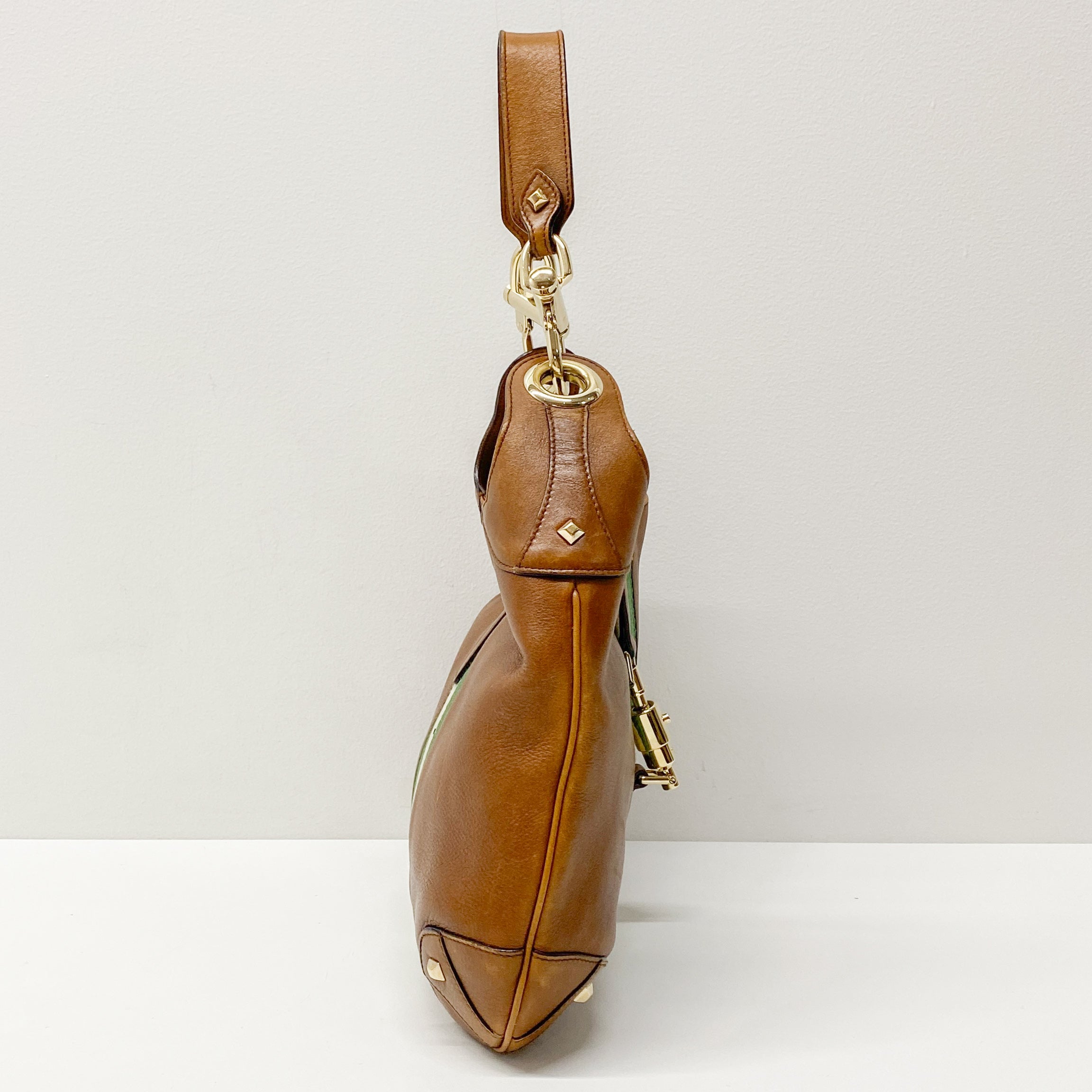 Jackie Brown Leather Shoulder Bag