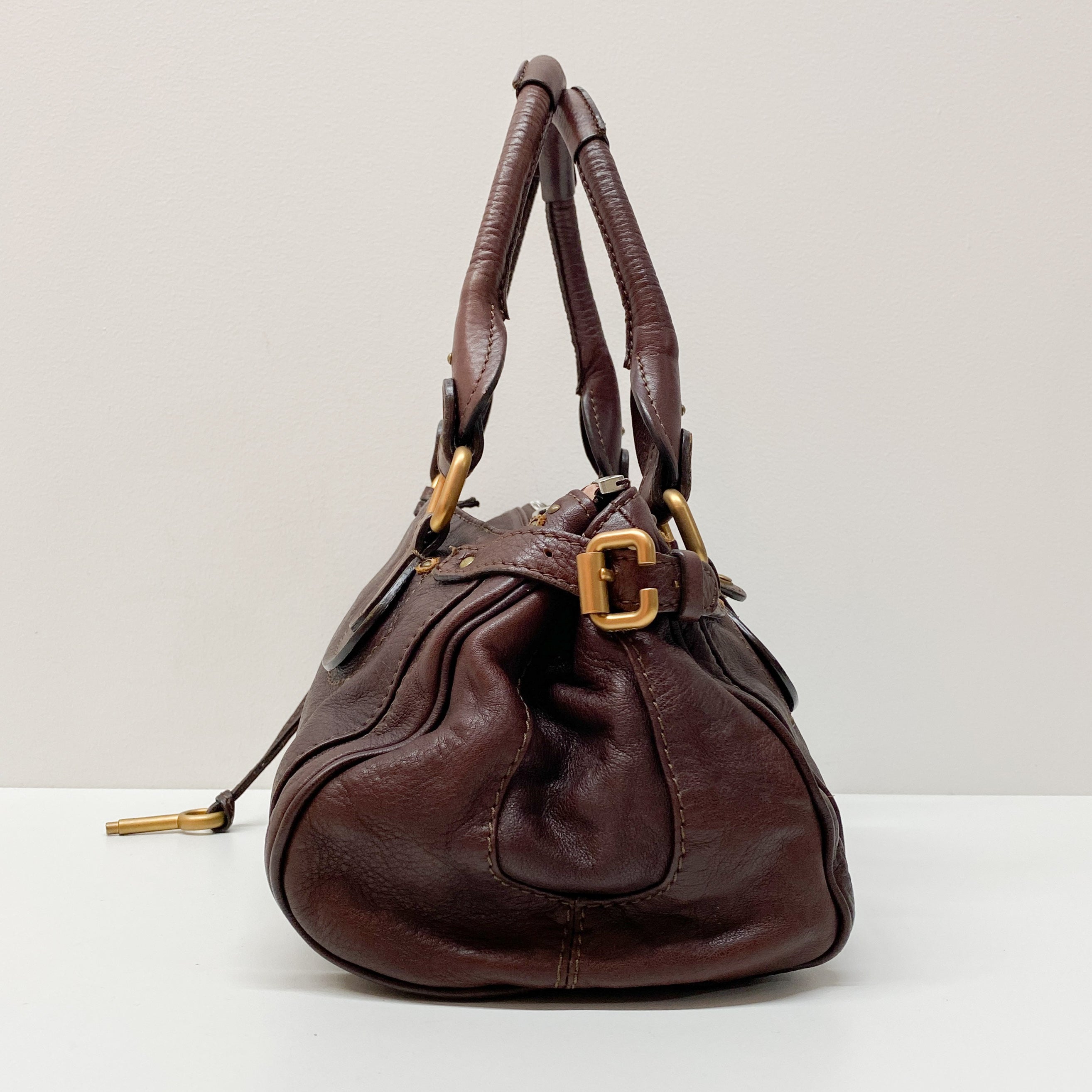 Paddington Brown Leather Shoulder Bag