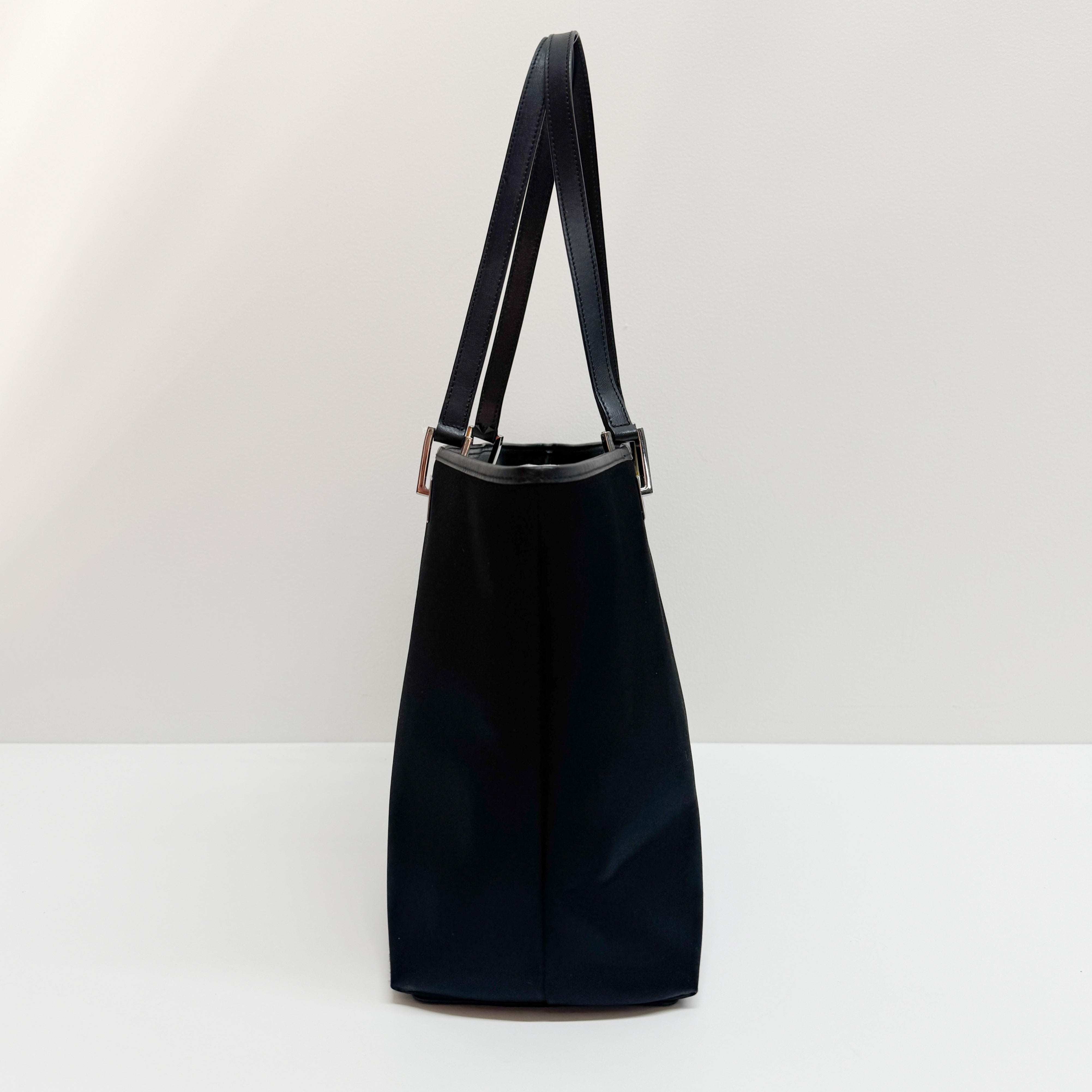 Black Nylon Shoulder Bag