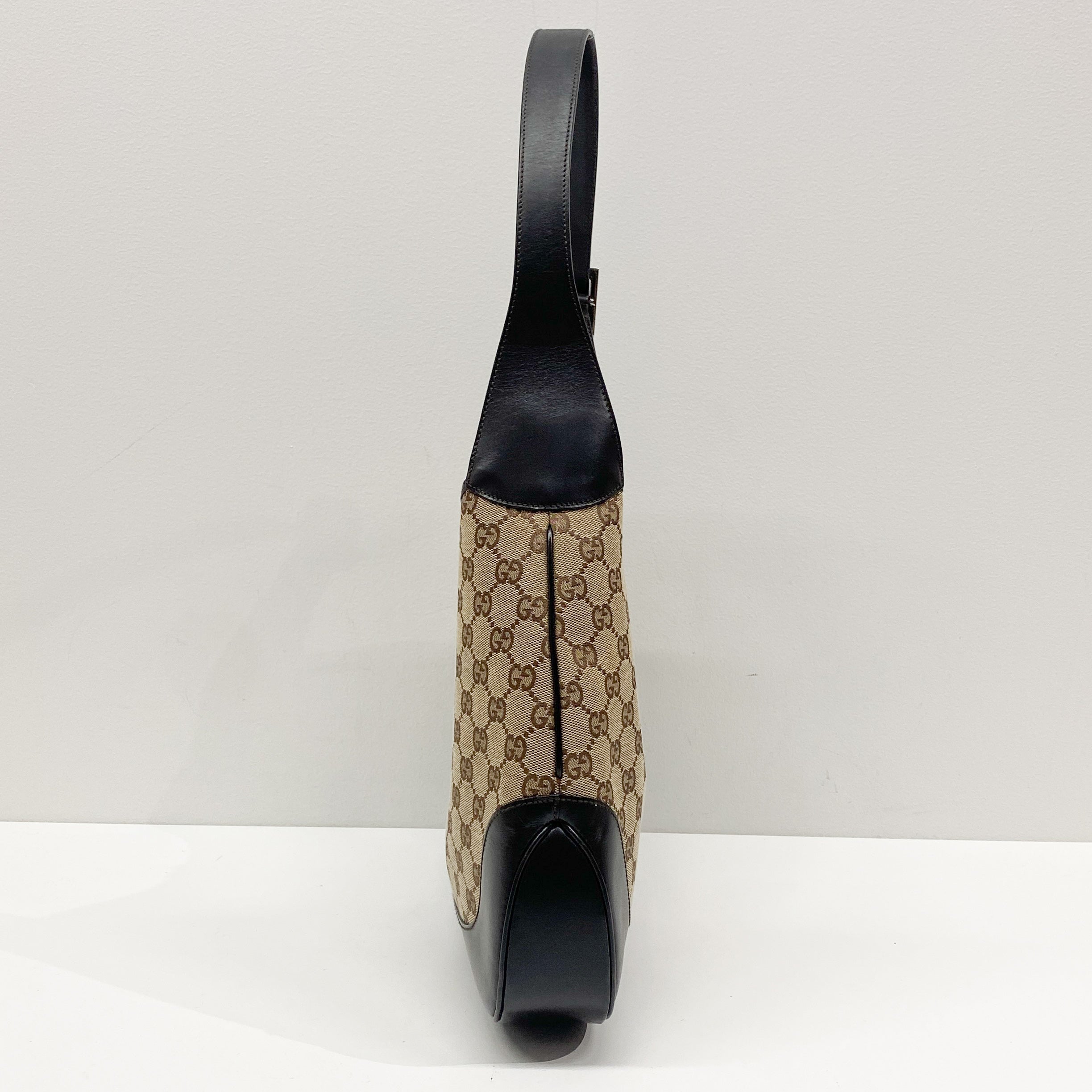 Jackie Multi-color Canvas Shoulder Bag