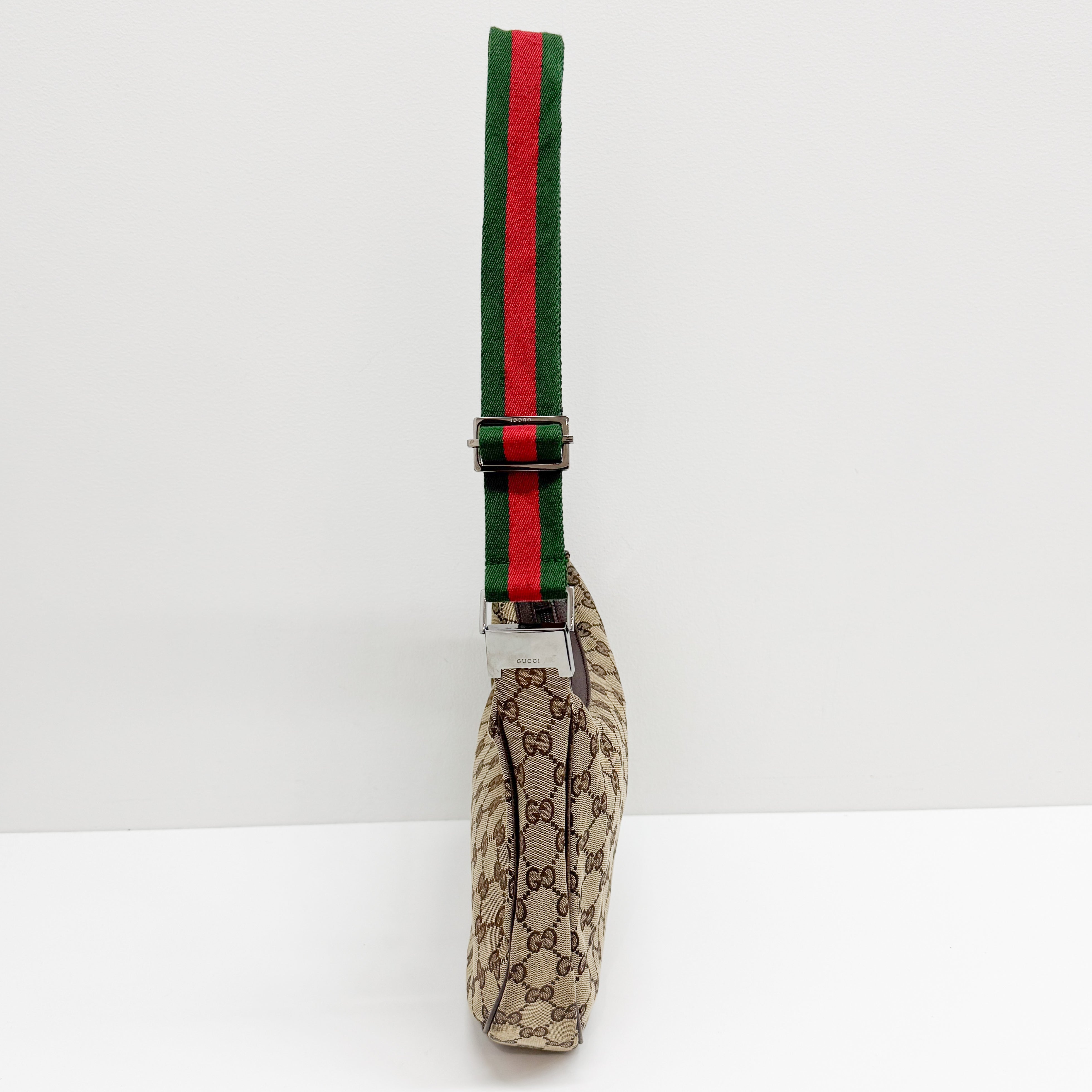 Vintage Brown Canvas Shoulder Bag