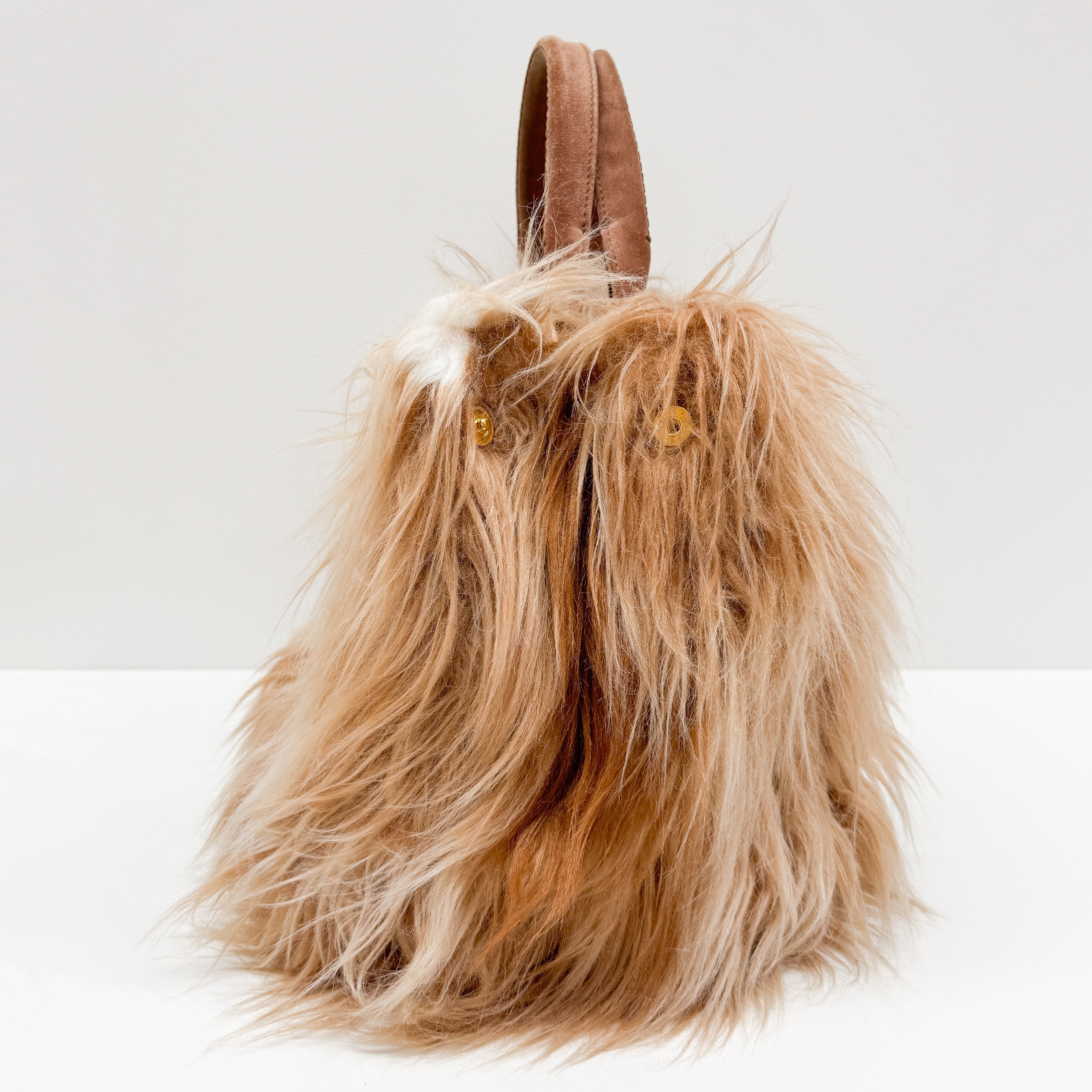 Kidassia Brown Eco Faux Fur Tote Bag