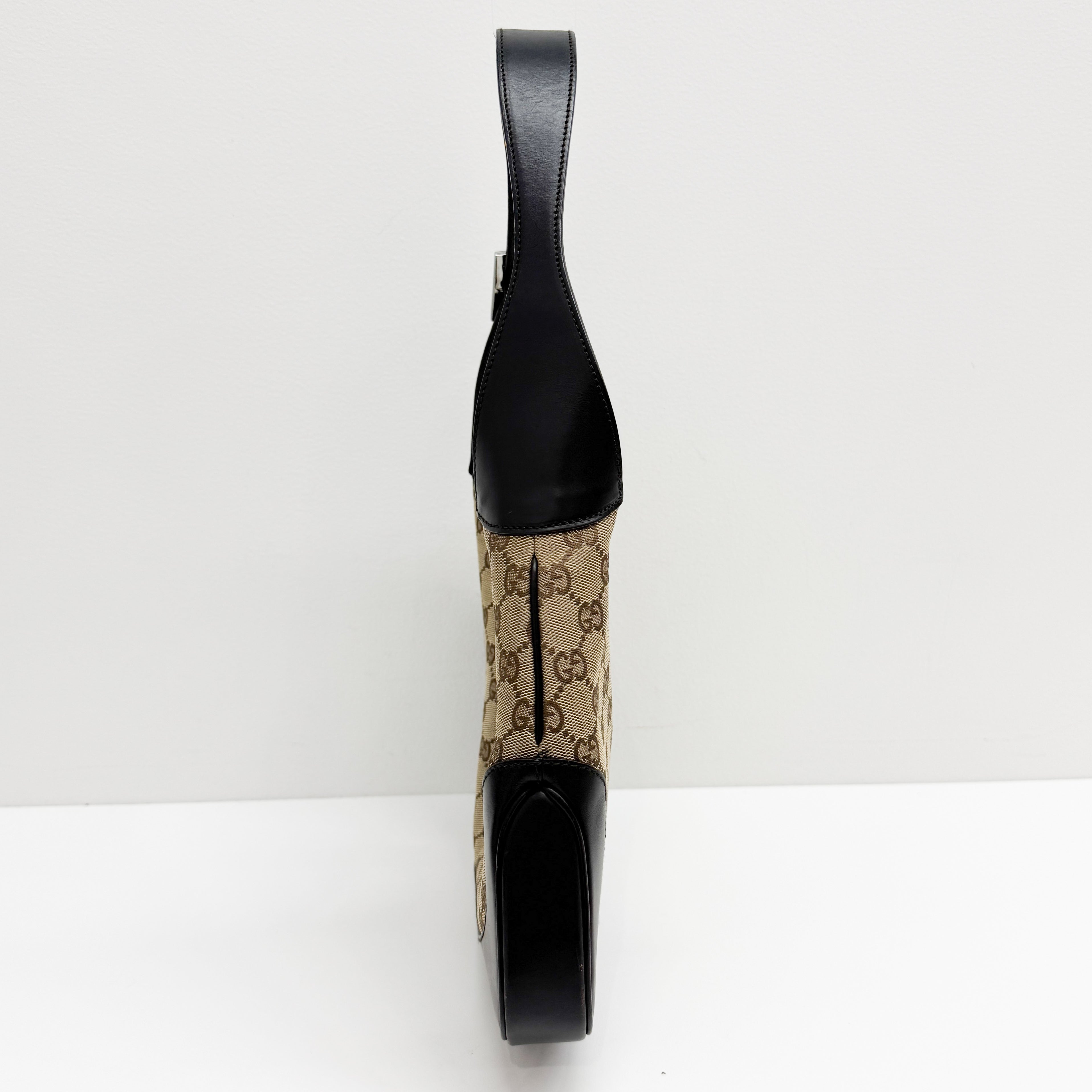 Jackie Beige Canvas Shoulder Bag