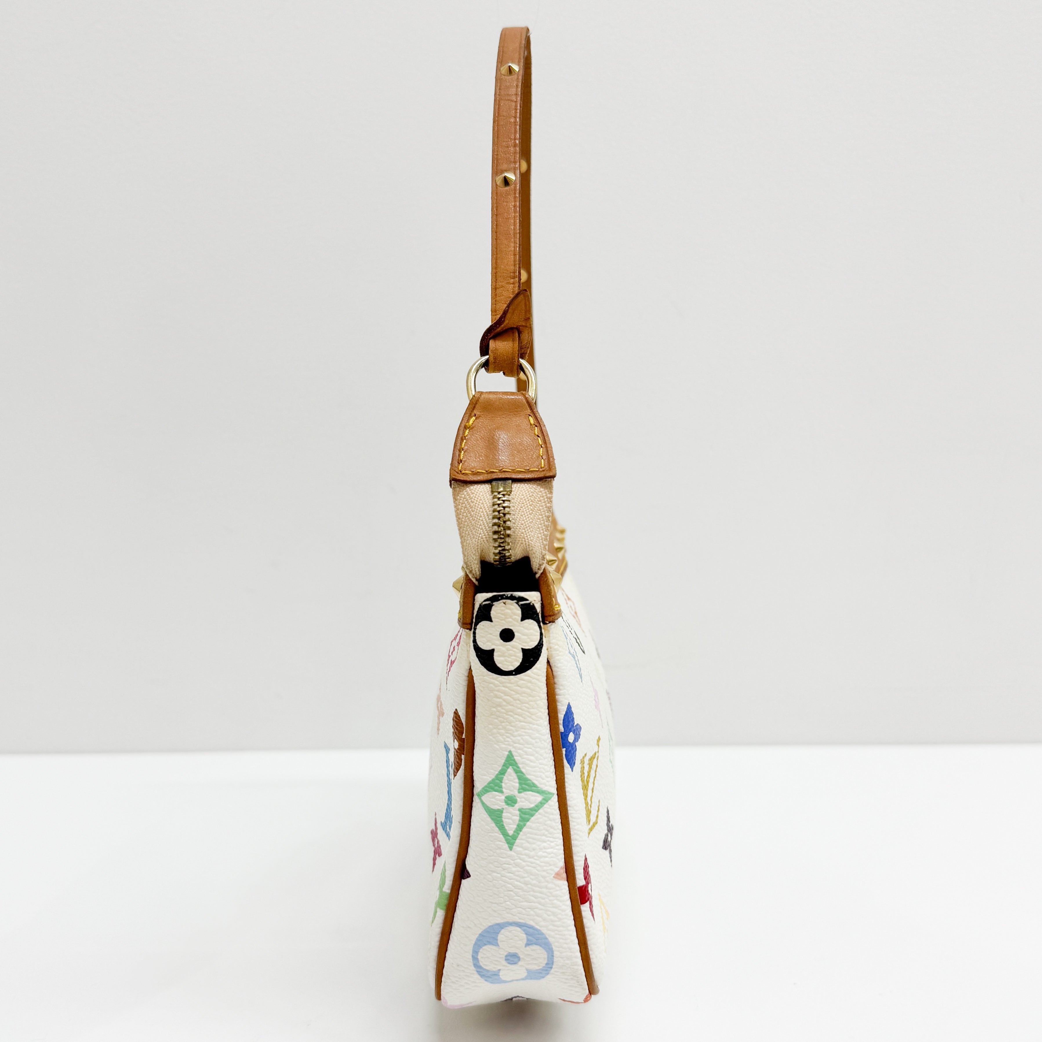 Louis Vuitton x Takashi Murakami Pochette Accessoire Multicolor Monogram Hand bag