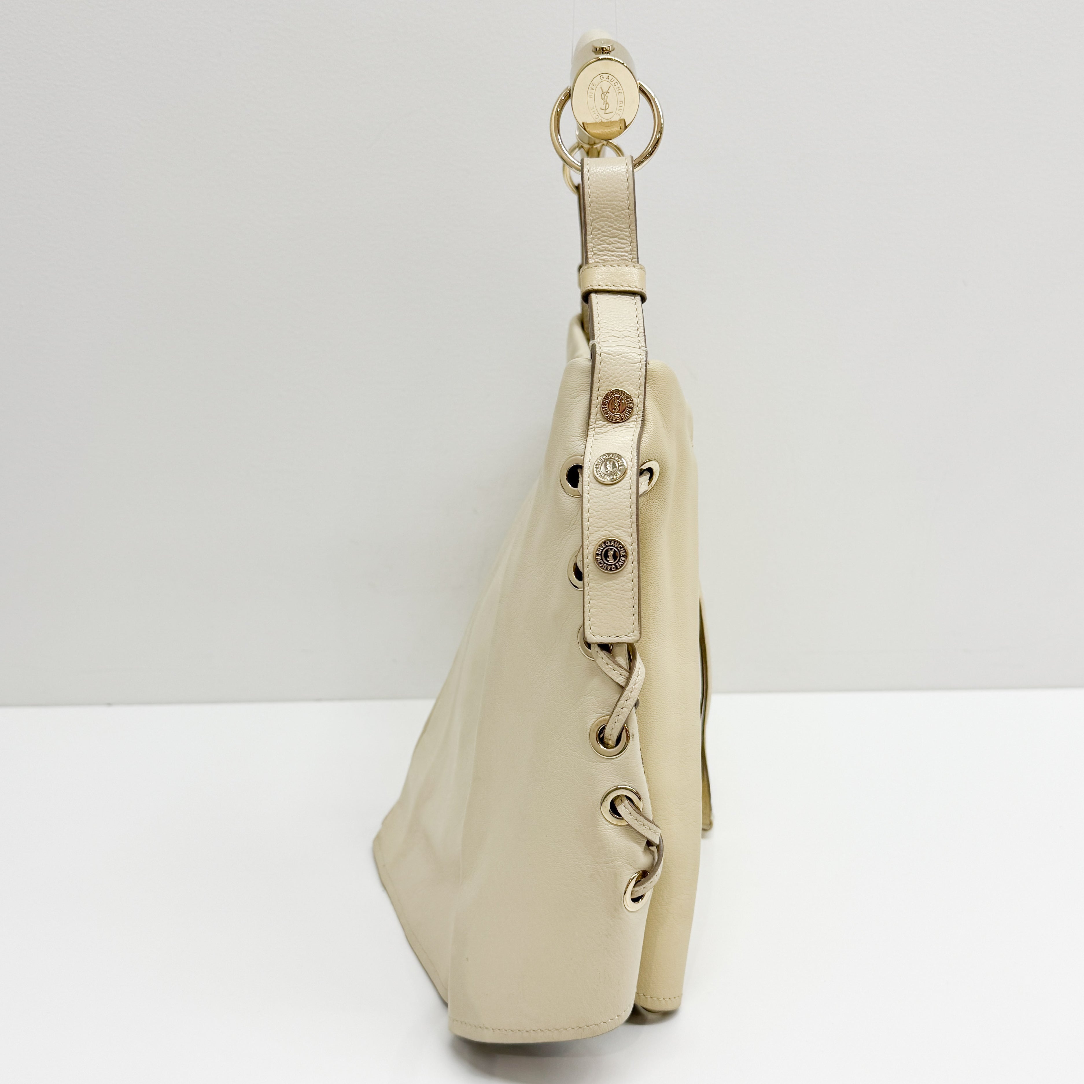 Mombasa Beige Leather Hand Bag