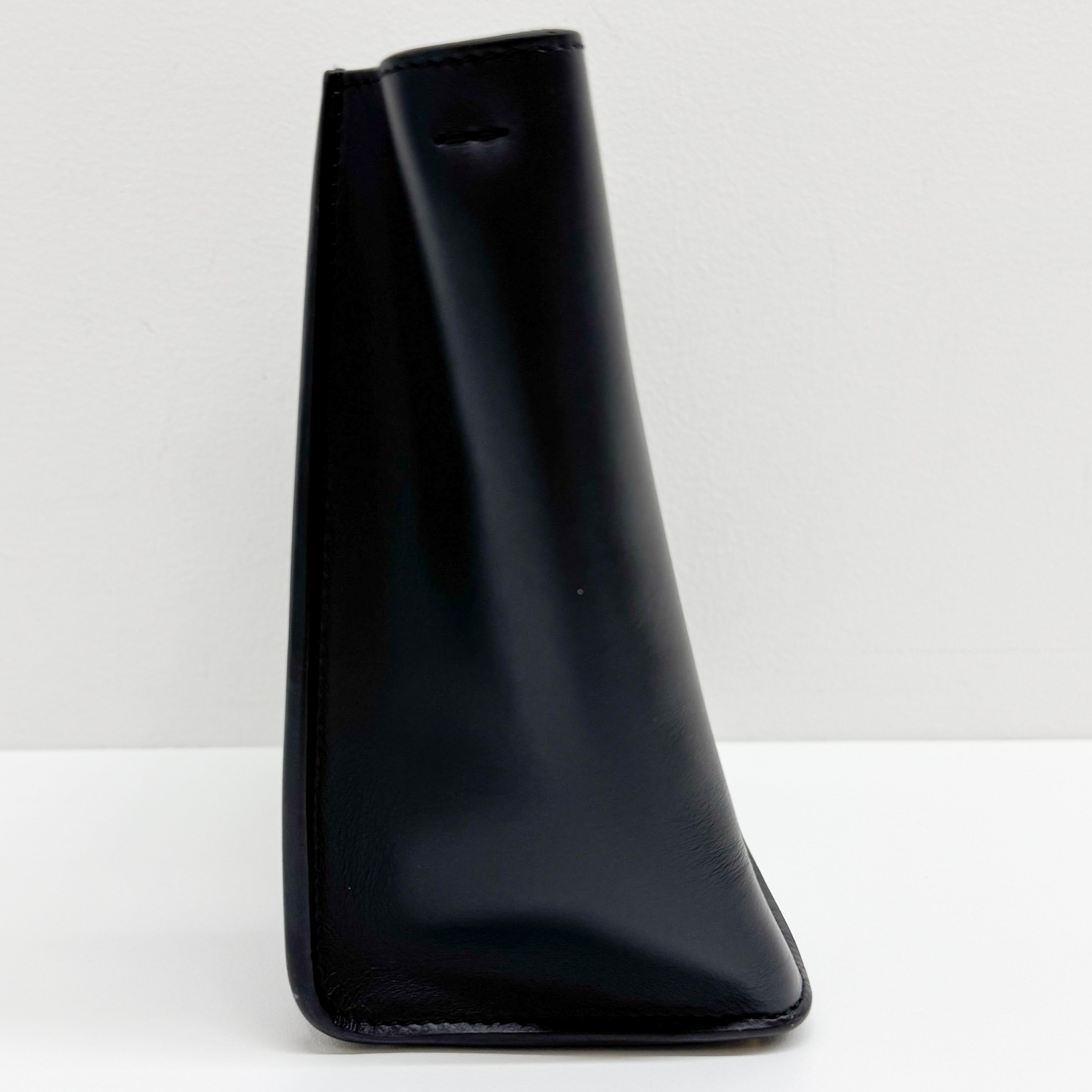 Black Leather Two Way Bag