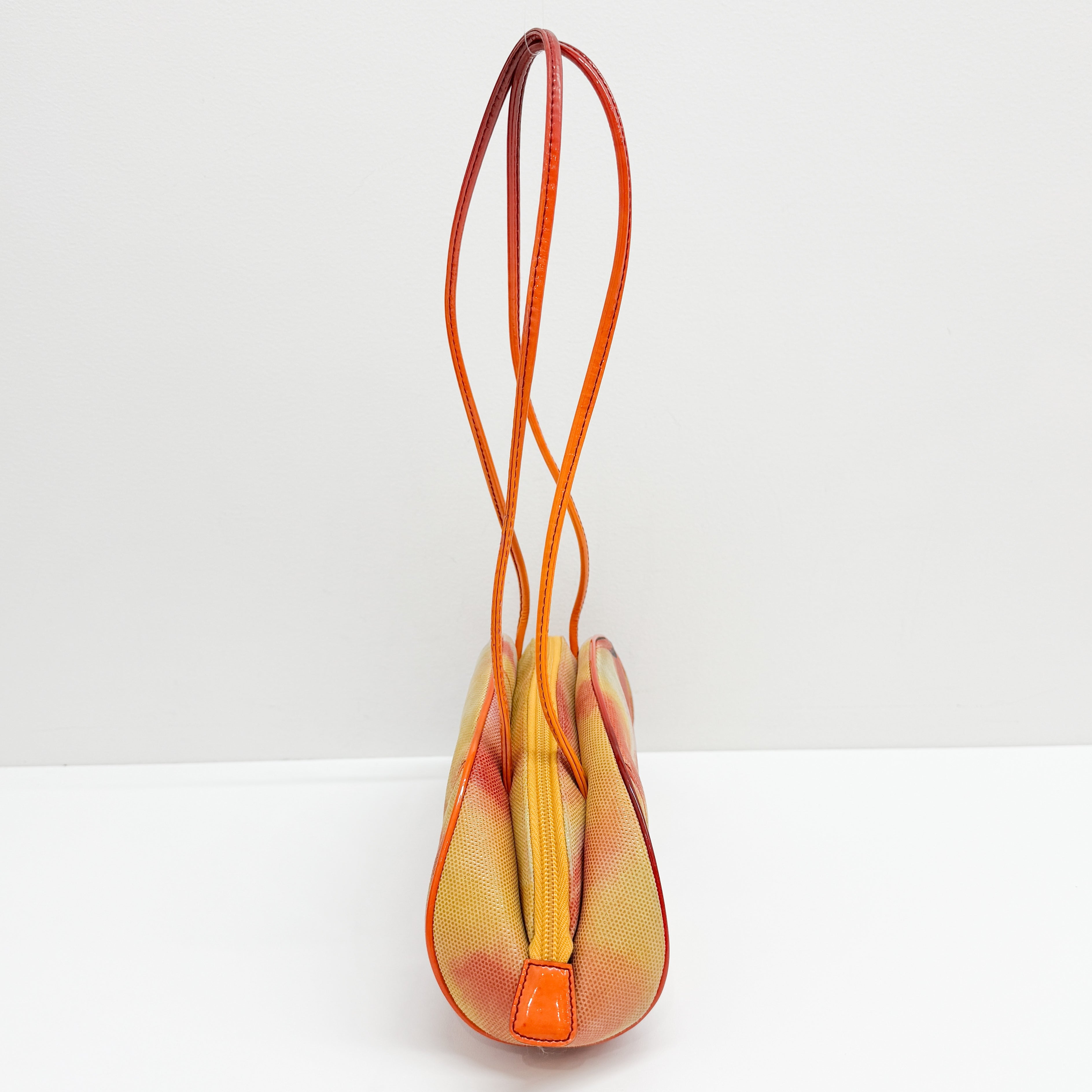 Vintage Orange  Cloth Shoulder Bag