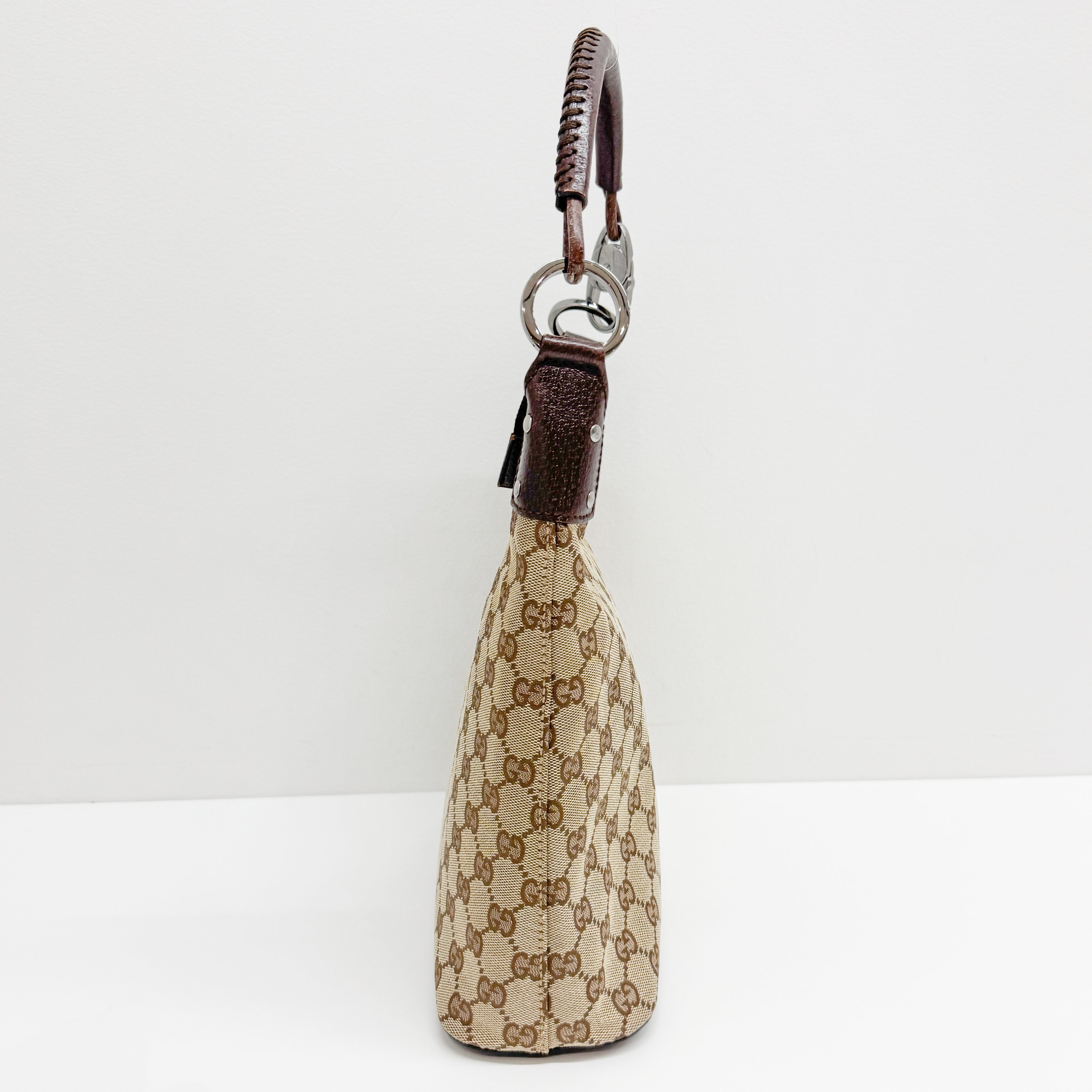 GG Canvas Brown Shoulder Bag