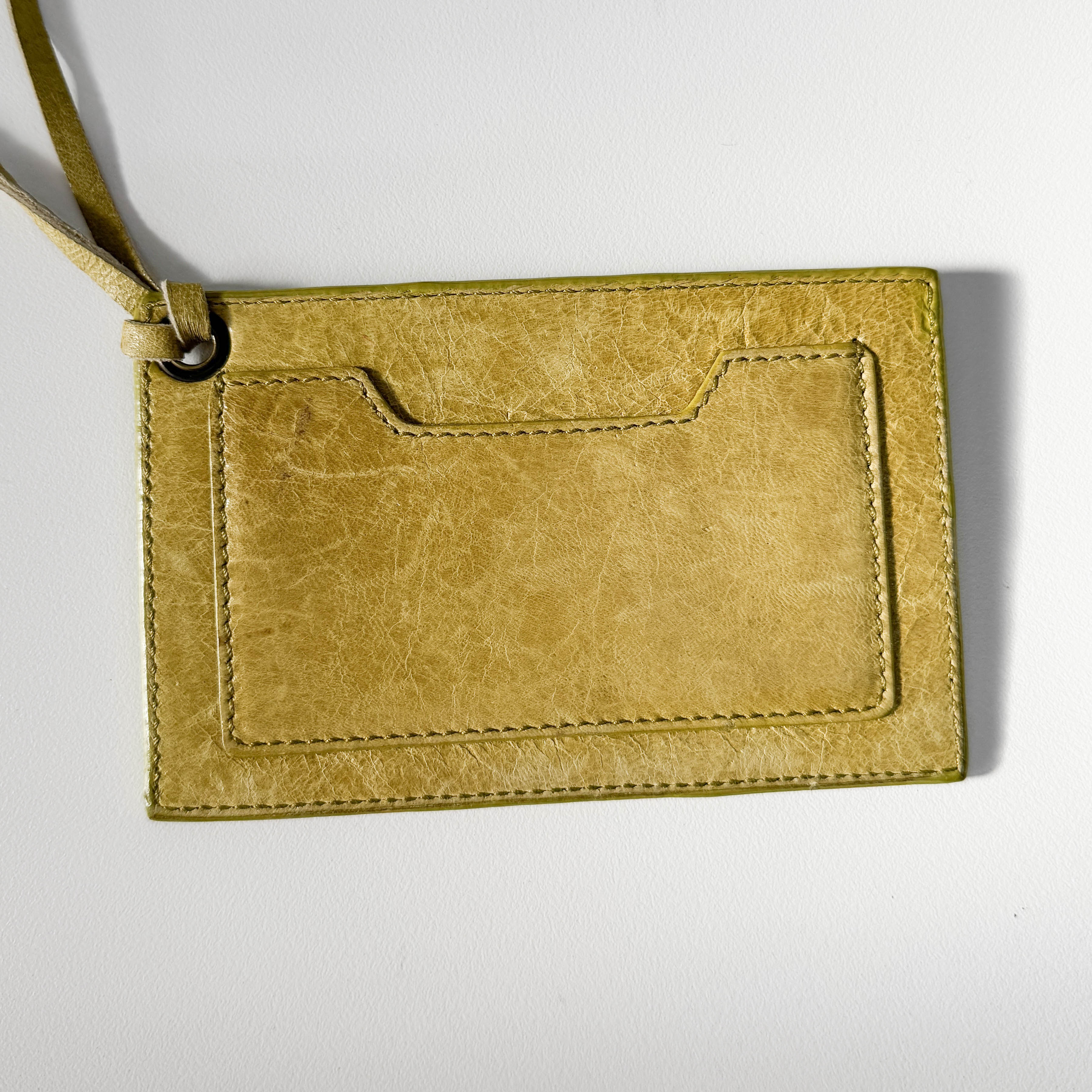 The First Soft yellow Calfskin Leather Two Way Bag