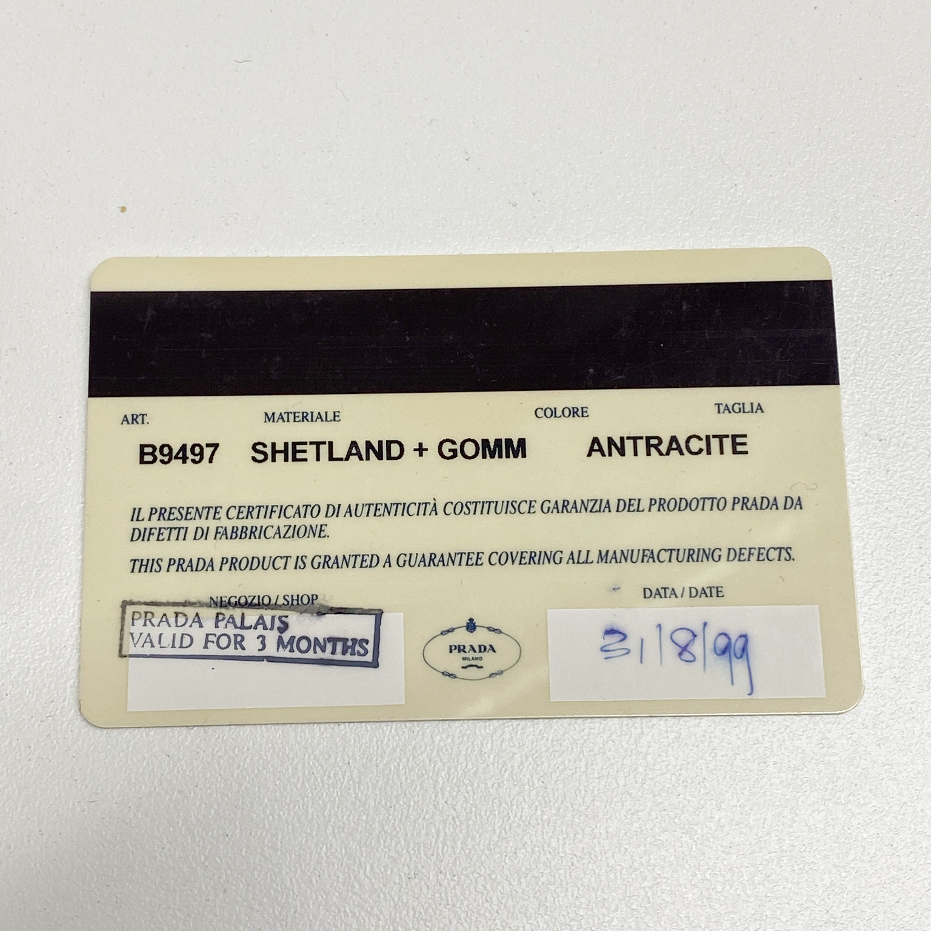 Vintage Black Wool Shoulder Bag