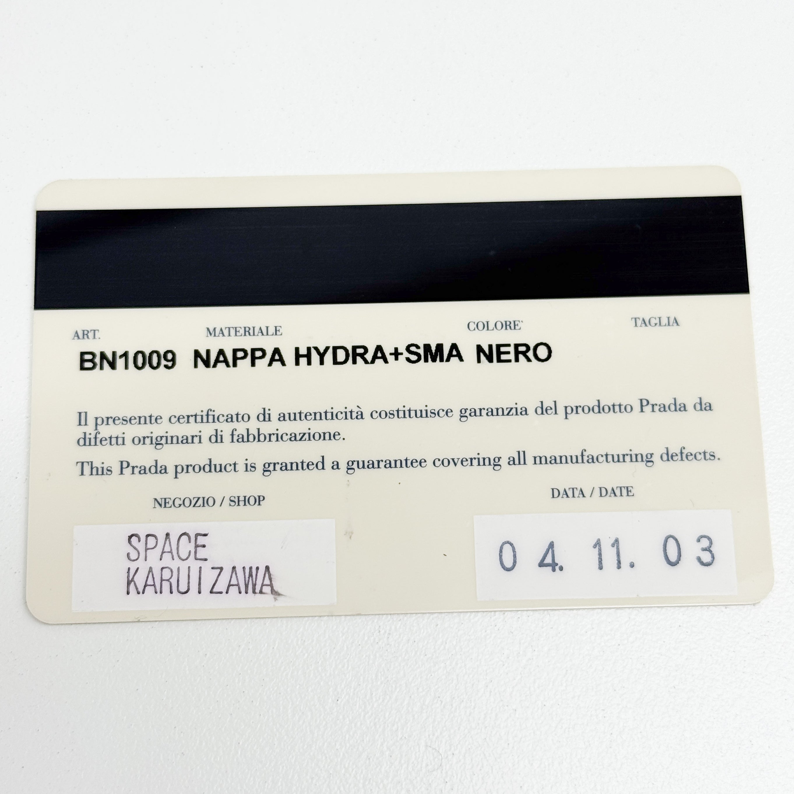 Nappa Hydra Black Leather Hand Bag