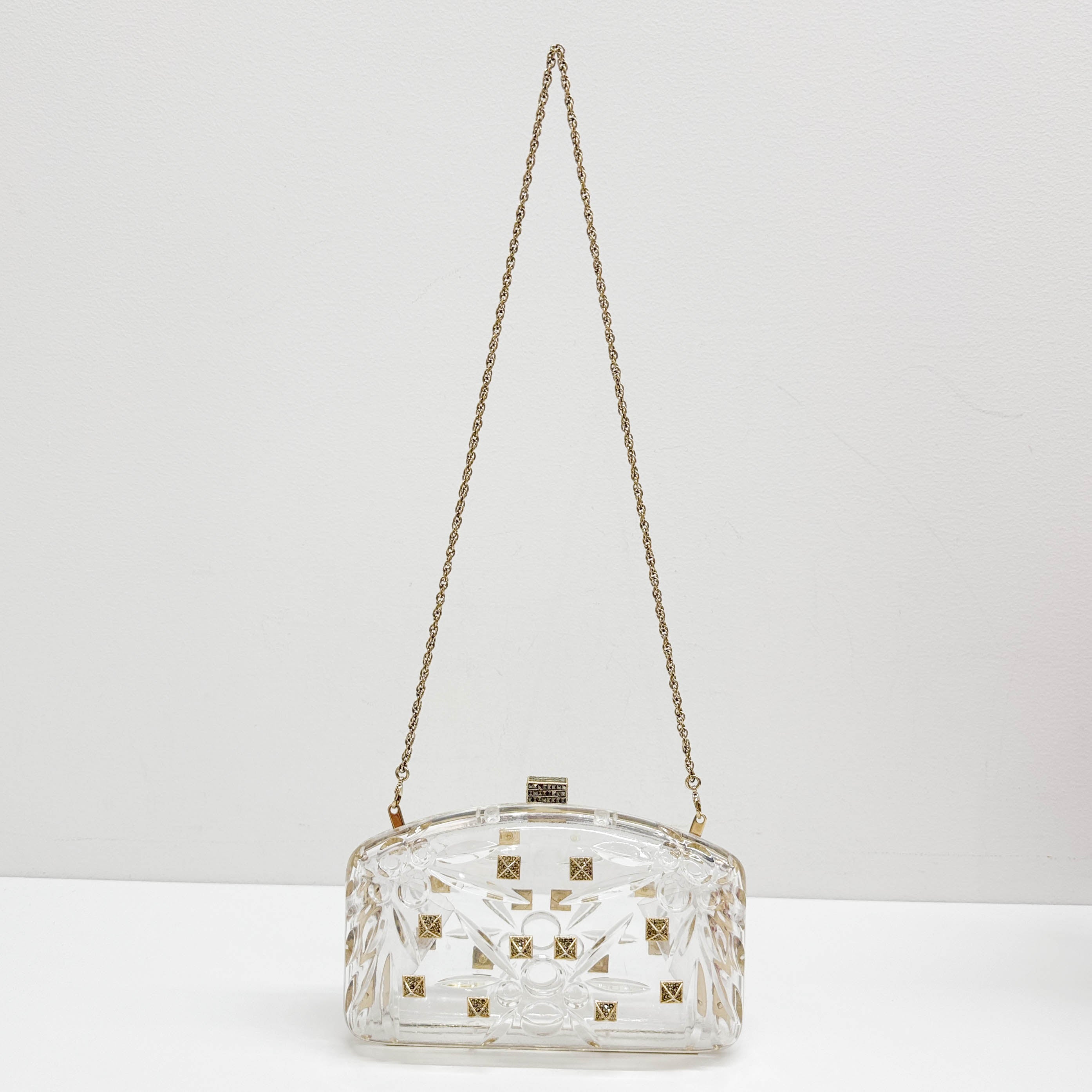 Studs Clear Plastic Two Way Bag