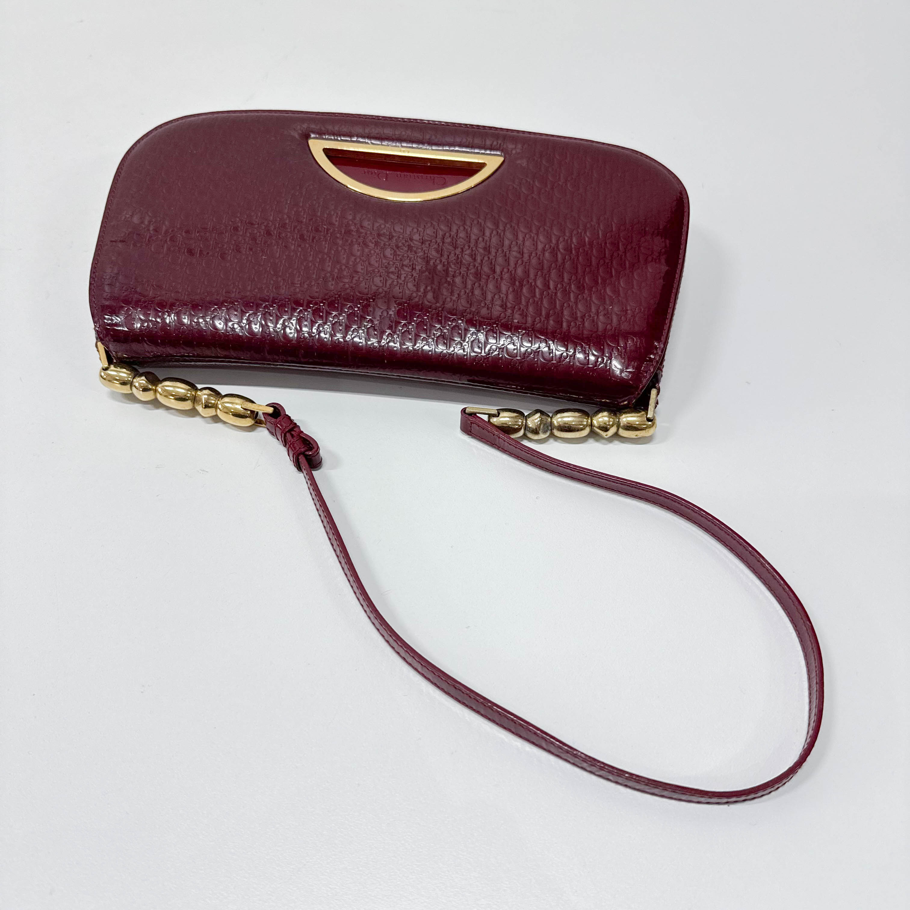 Limited Edition Malice Pearl Red Patent Leather Shoulder Bag