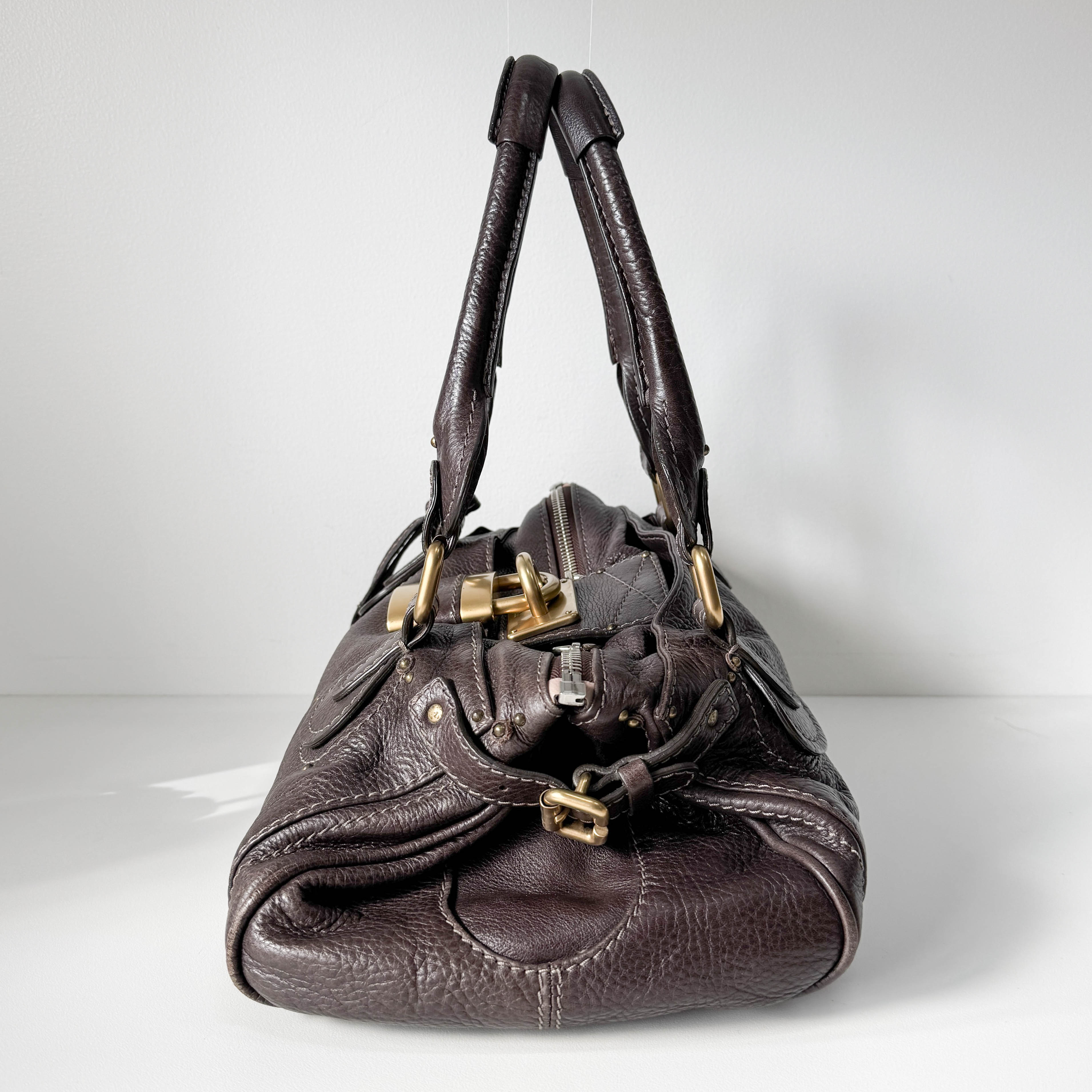 Paddington Brown Leather Shoulder Bag