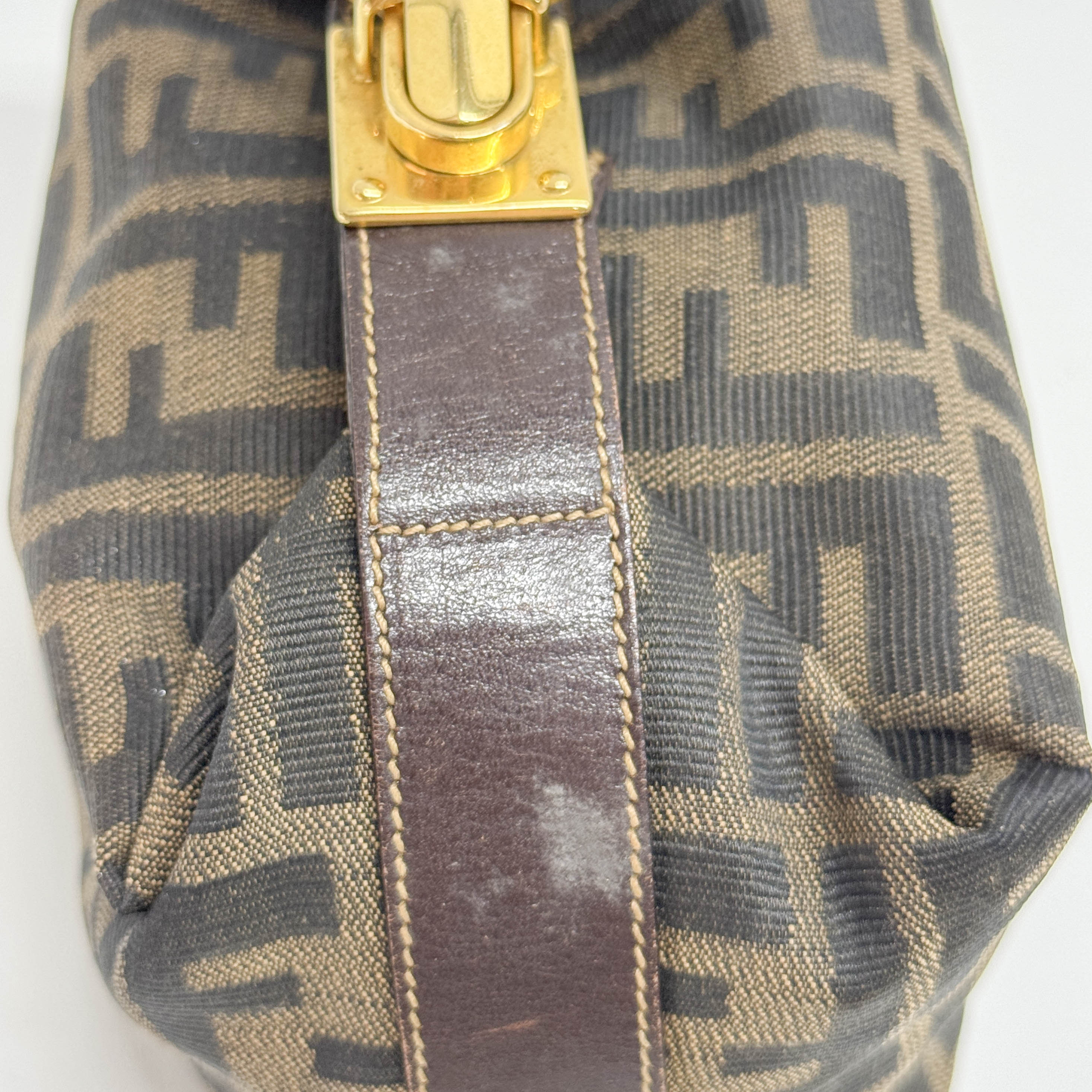 Zucca Brown Canvas Pouch