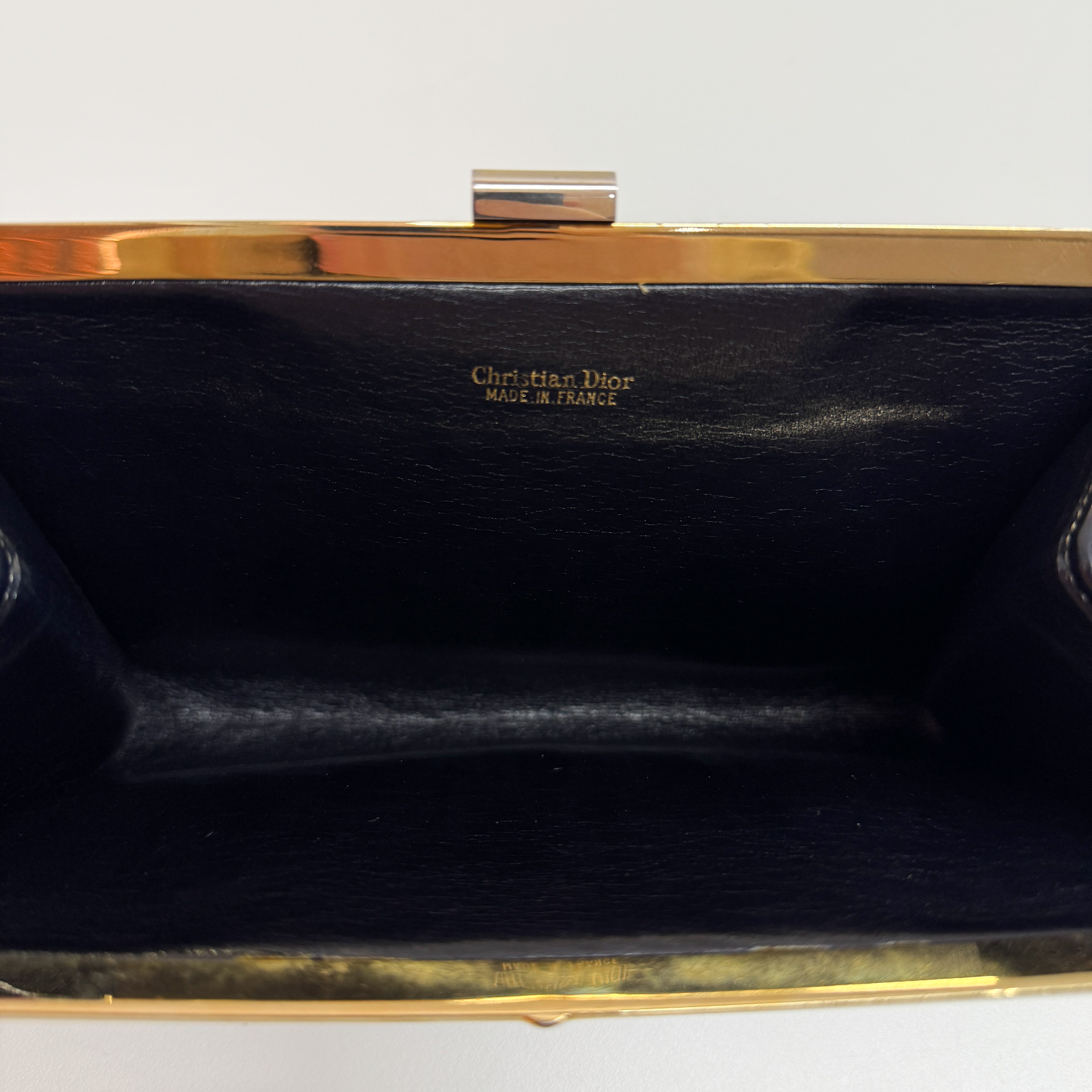 Trotter Navy Blue Clutch Bag