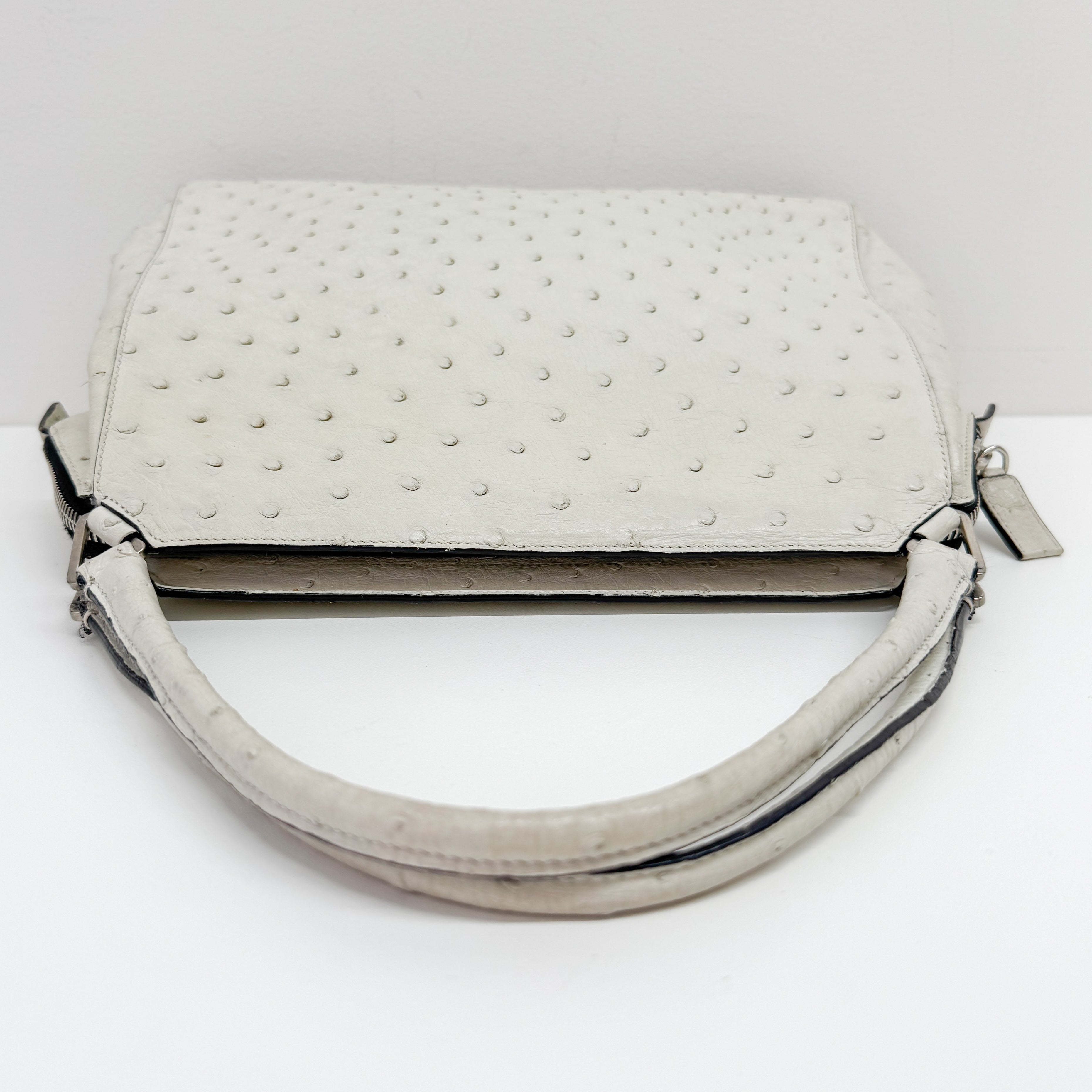 White Leather Handbag