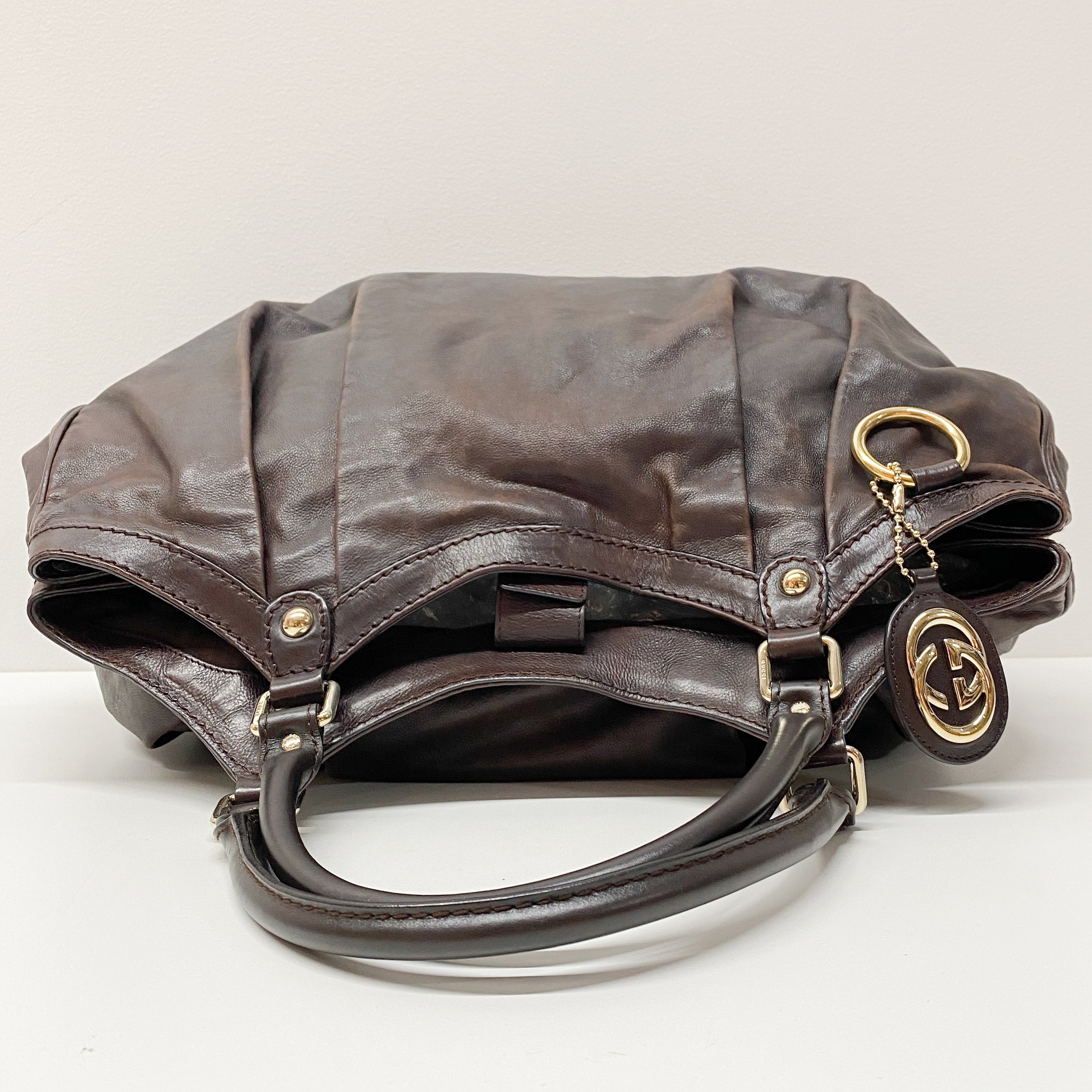 Brown Leather Tote Bag