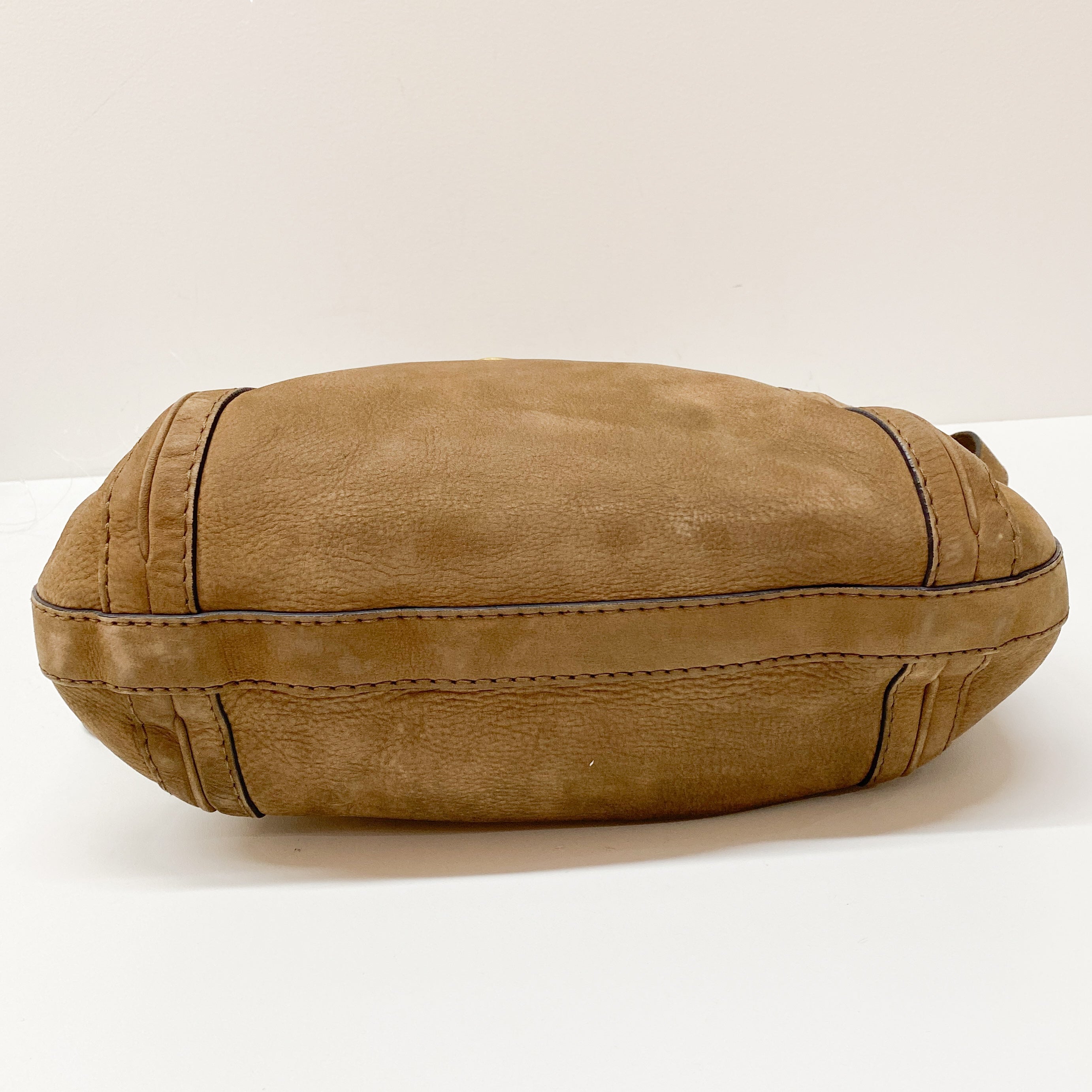 Vintage Brown Leather Shoulder Bag