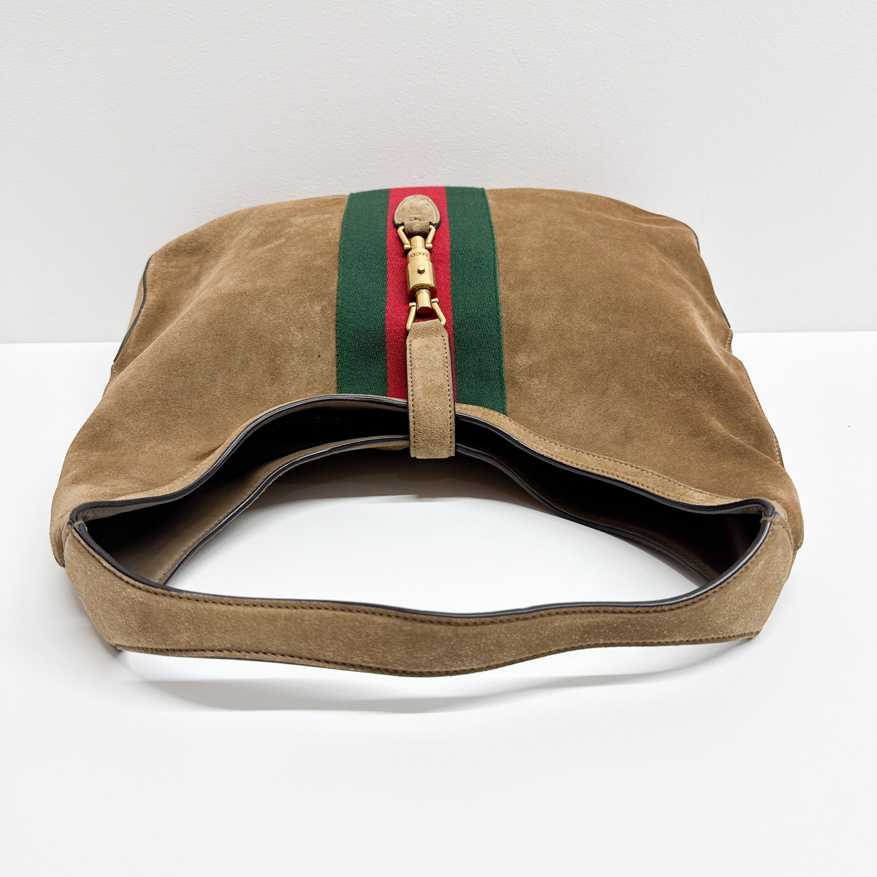 Jackie Brown Suede Shoulder Bag