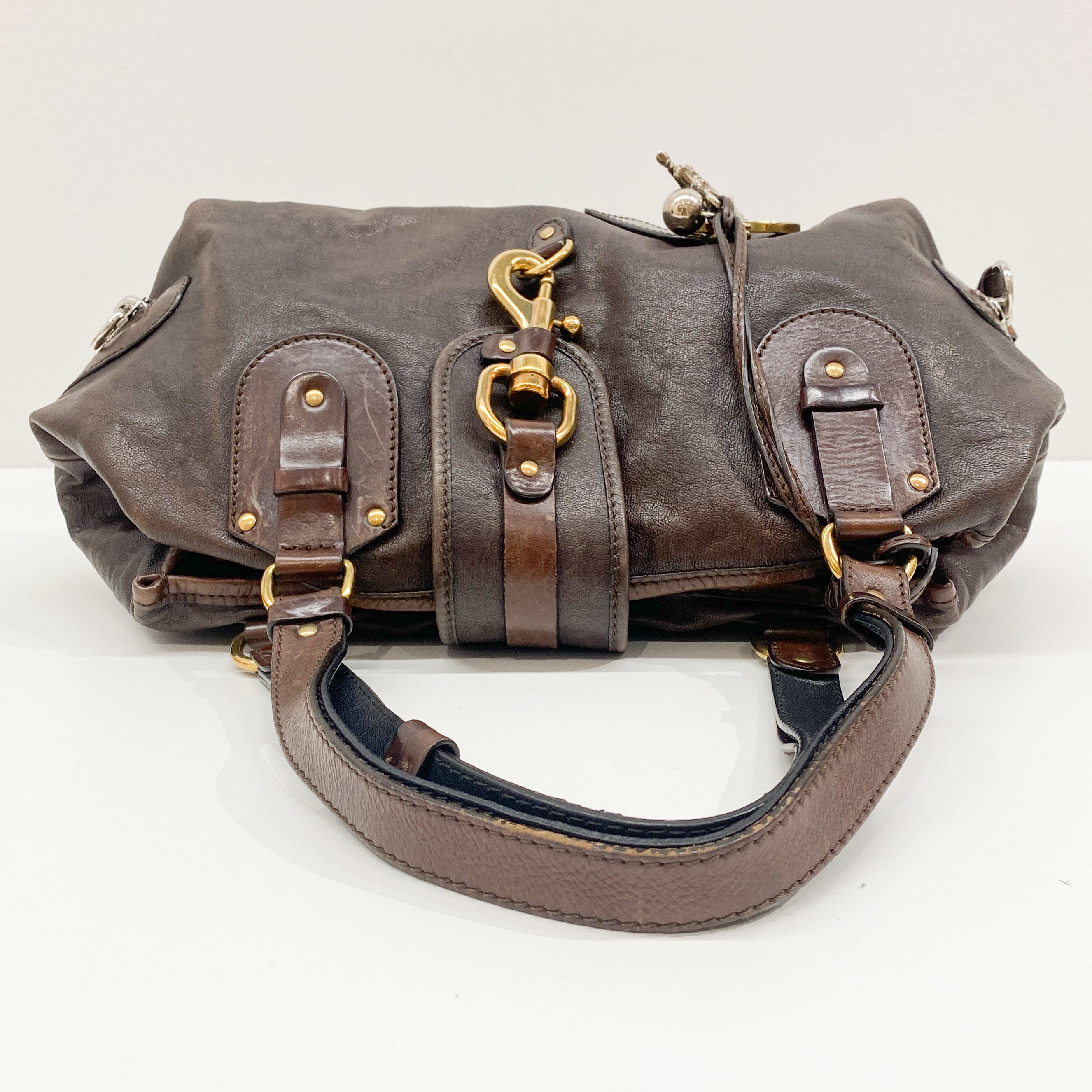 Kerala Brown Leather Shoulder Bag