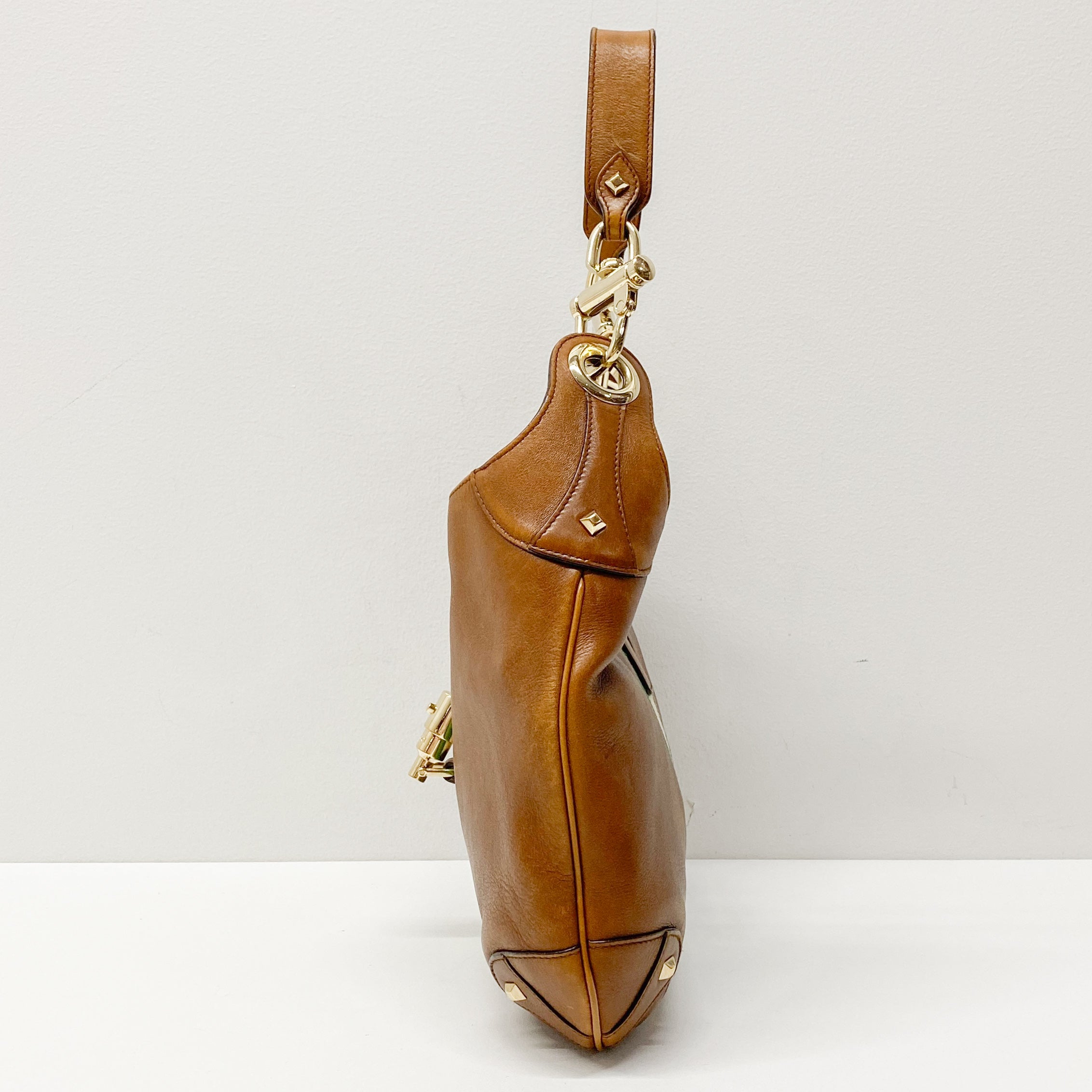 Jackie Brown Leather Shoulder Bag