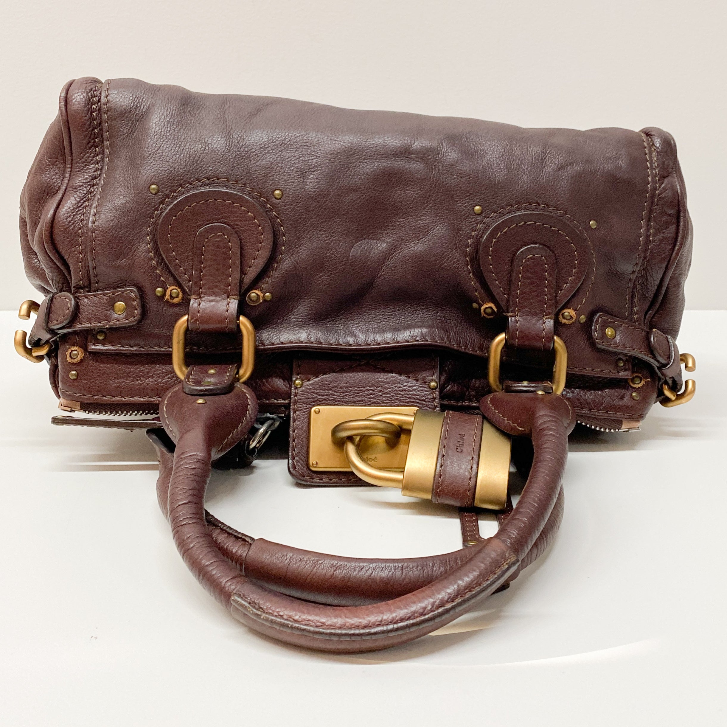 Paddington Brown Leather Shoulder Bag