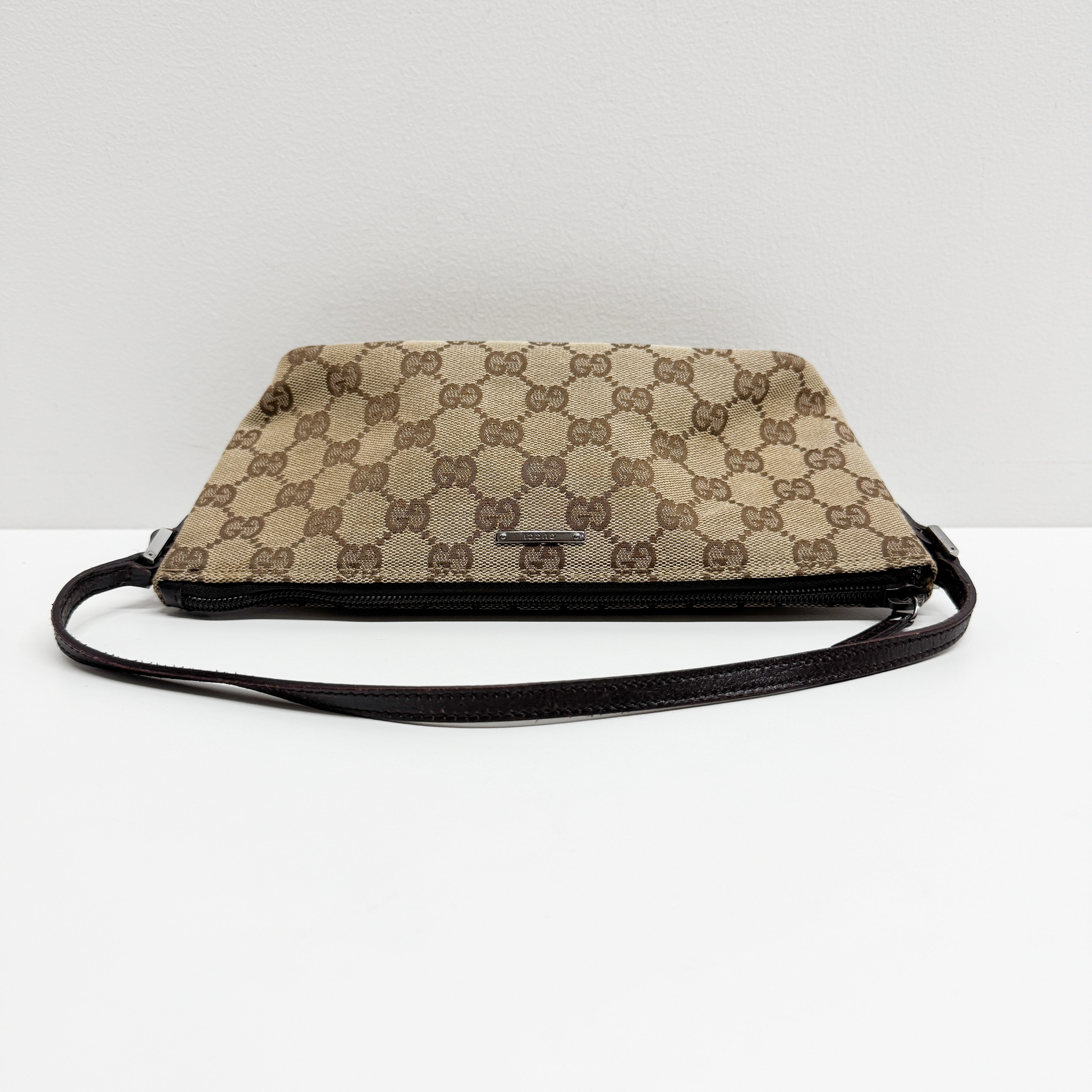 Boat GG Brown Canvas Pouch