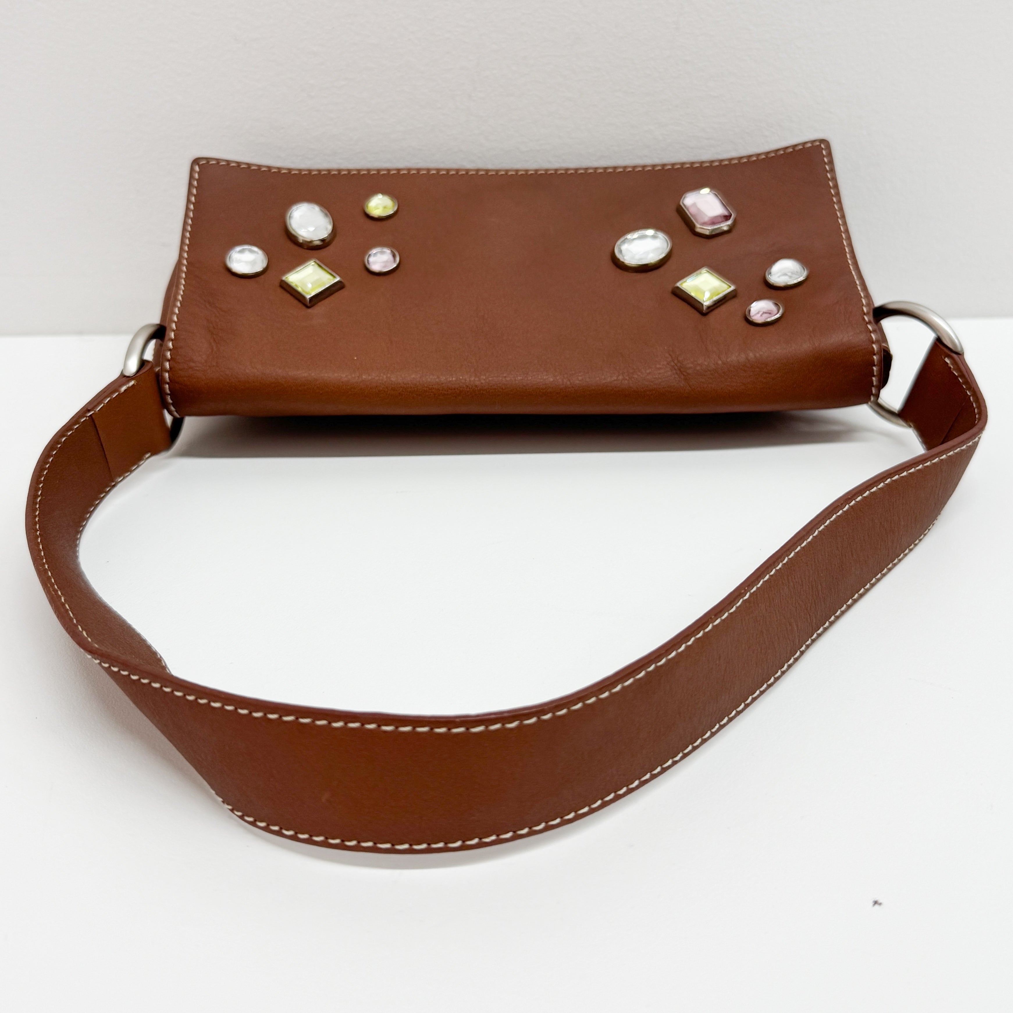 Brown Leather Shoulder Bag
