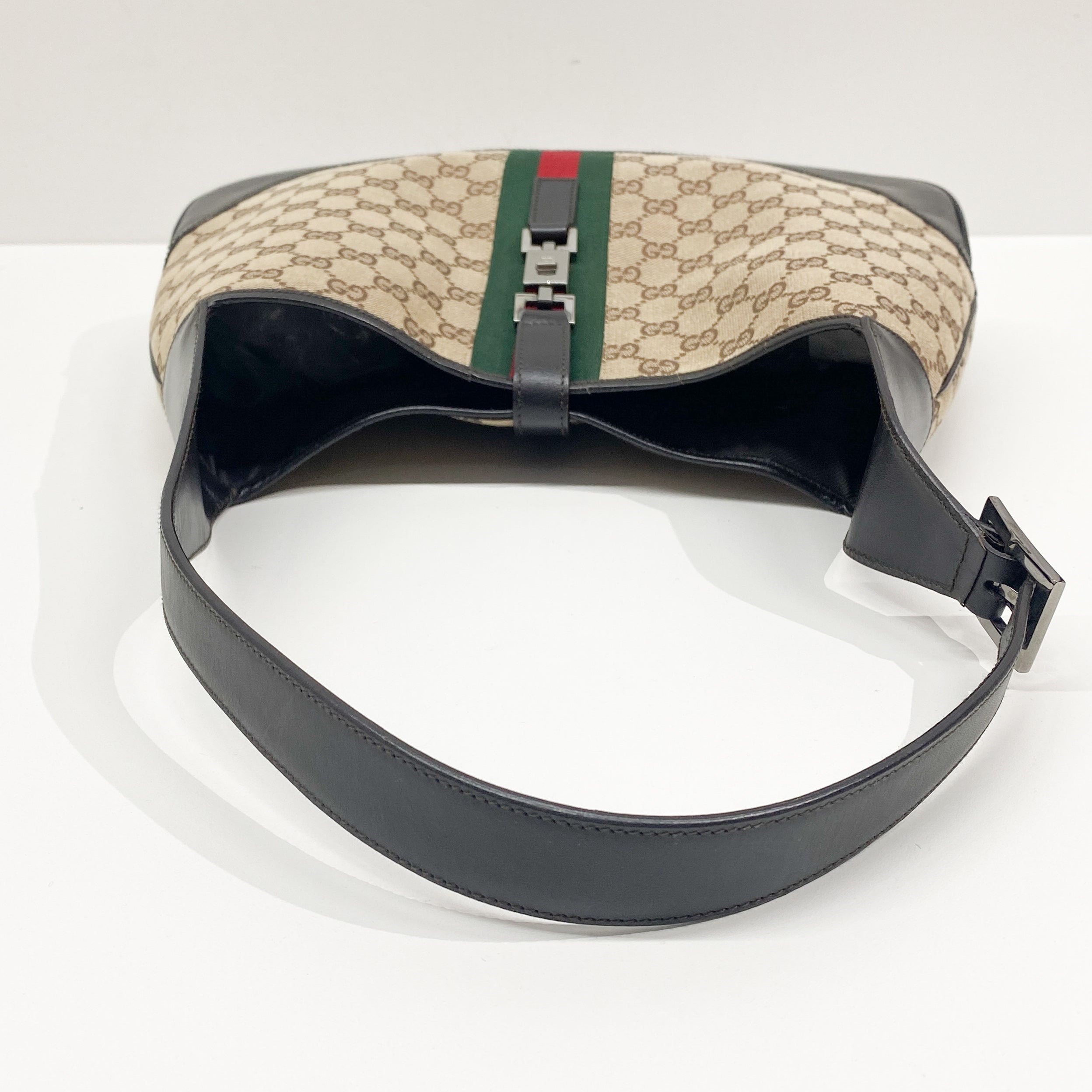 Jackie Multi-color Canvas Shoulder Bag