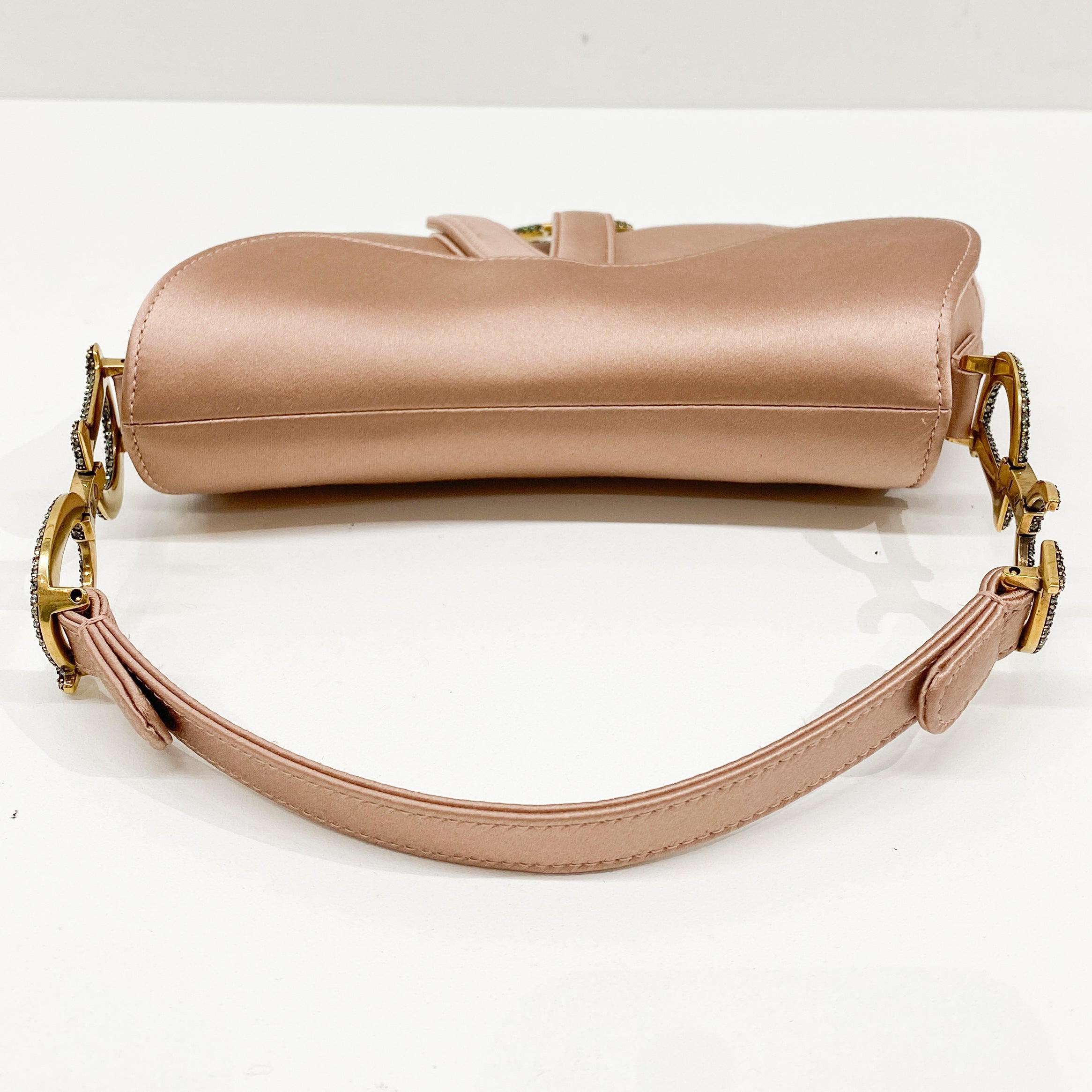 Saddle Bag Satin Rhinestone