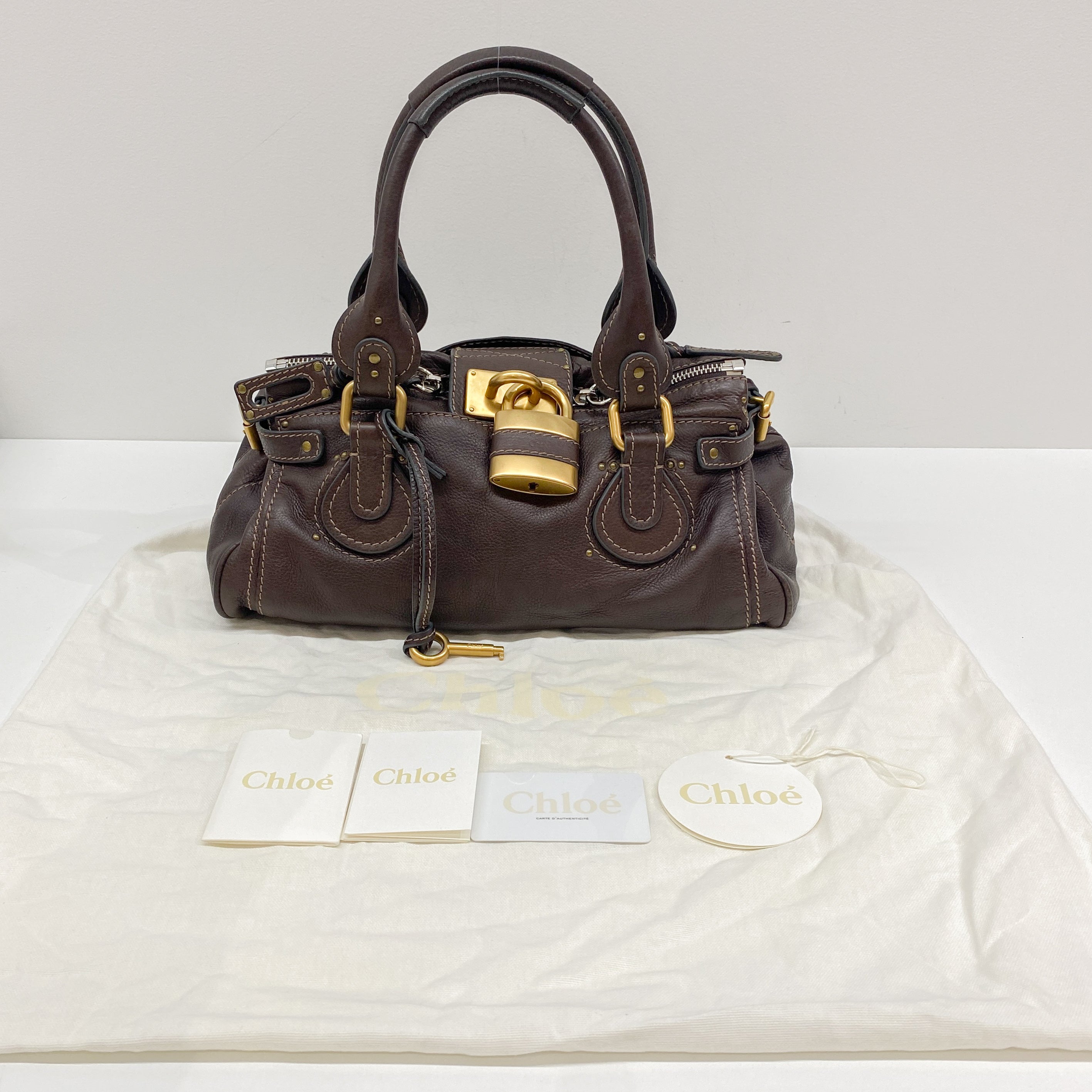 Paddington Brown Leather Shoulder Bag