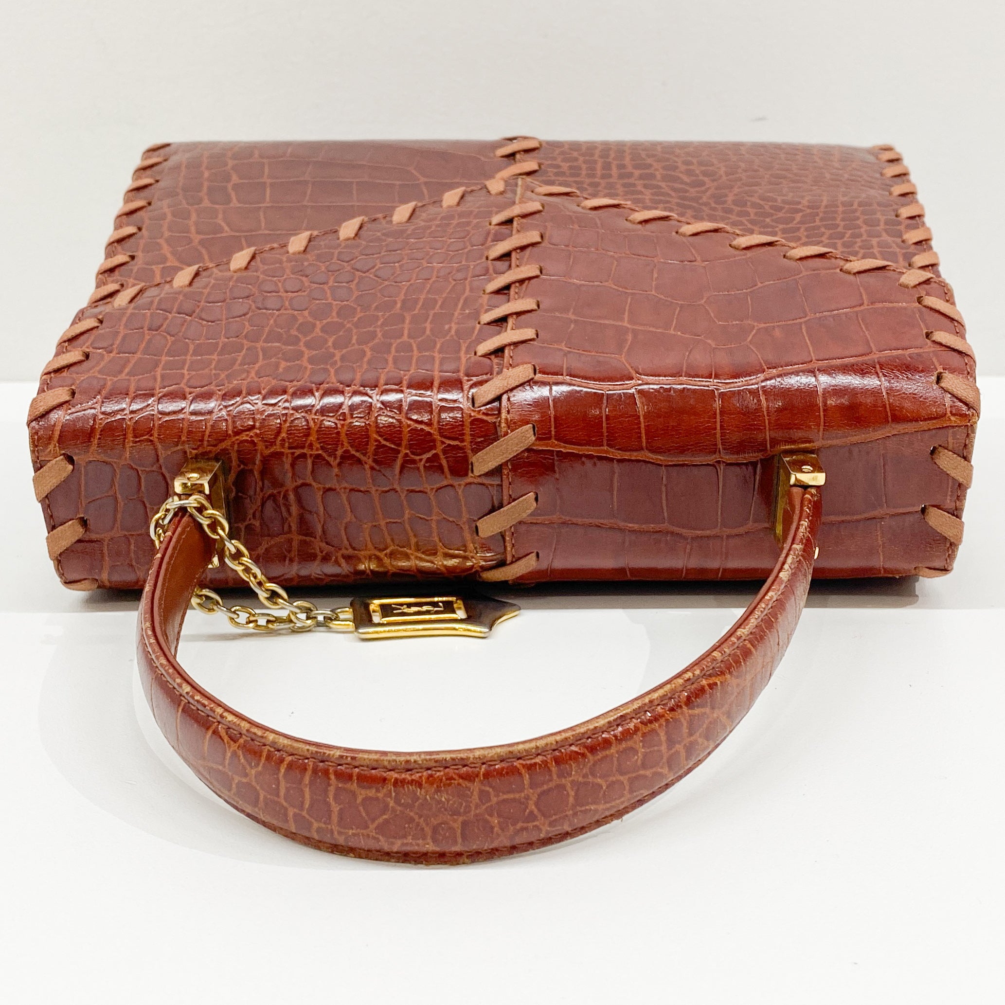 Cassandra Red Leather Hand Bag