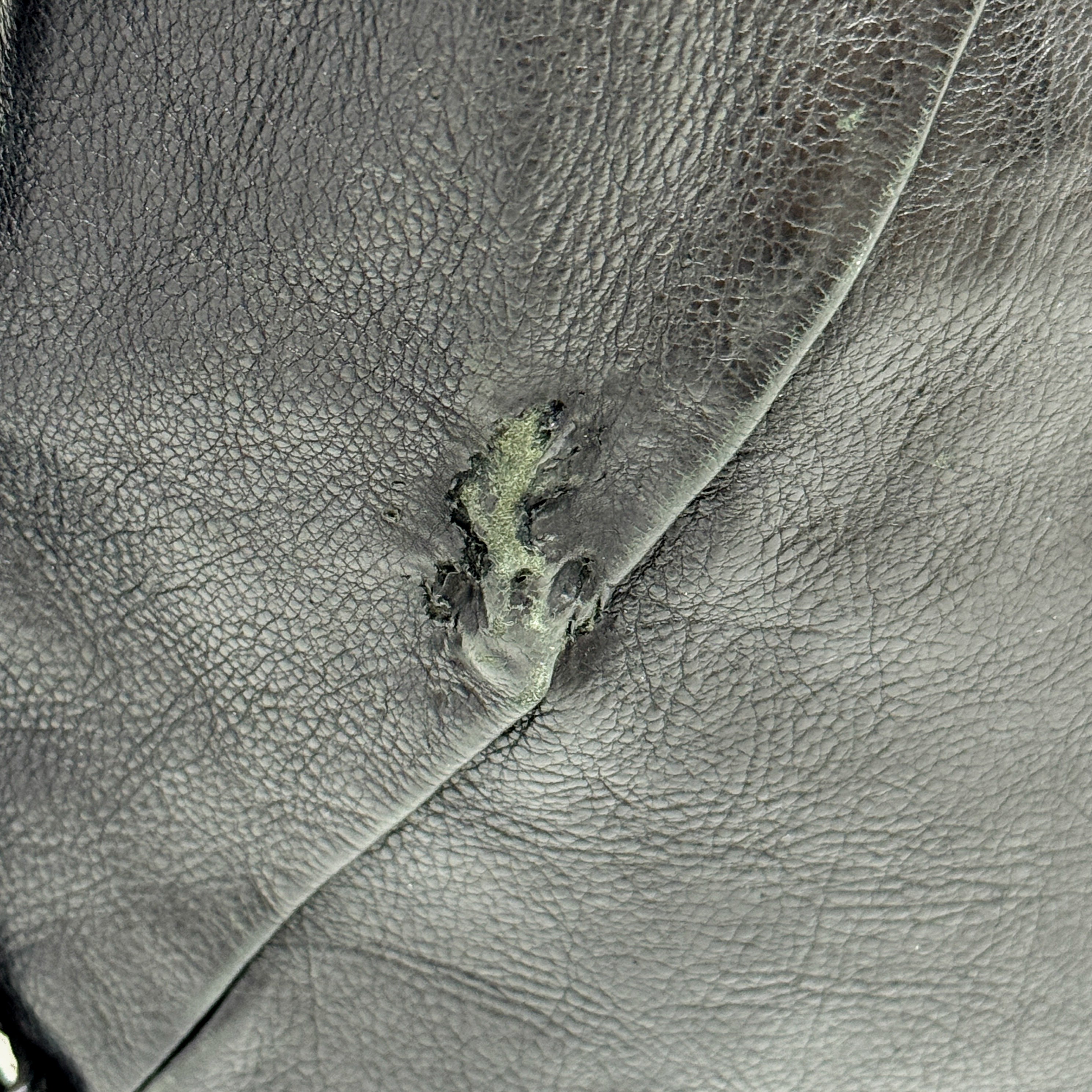 Mombasa Black Leather Shoulder Bag