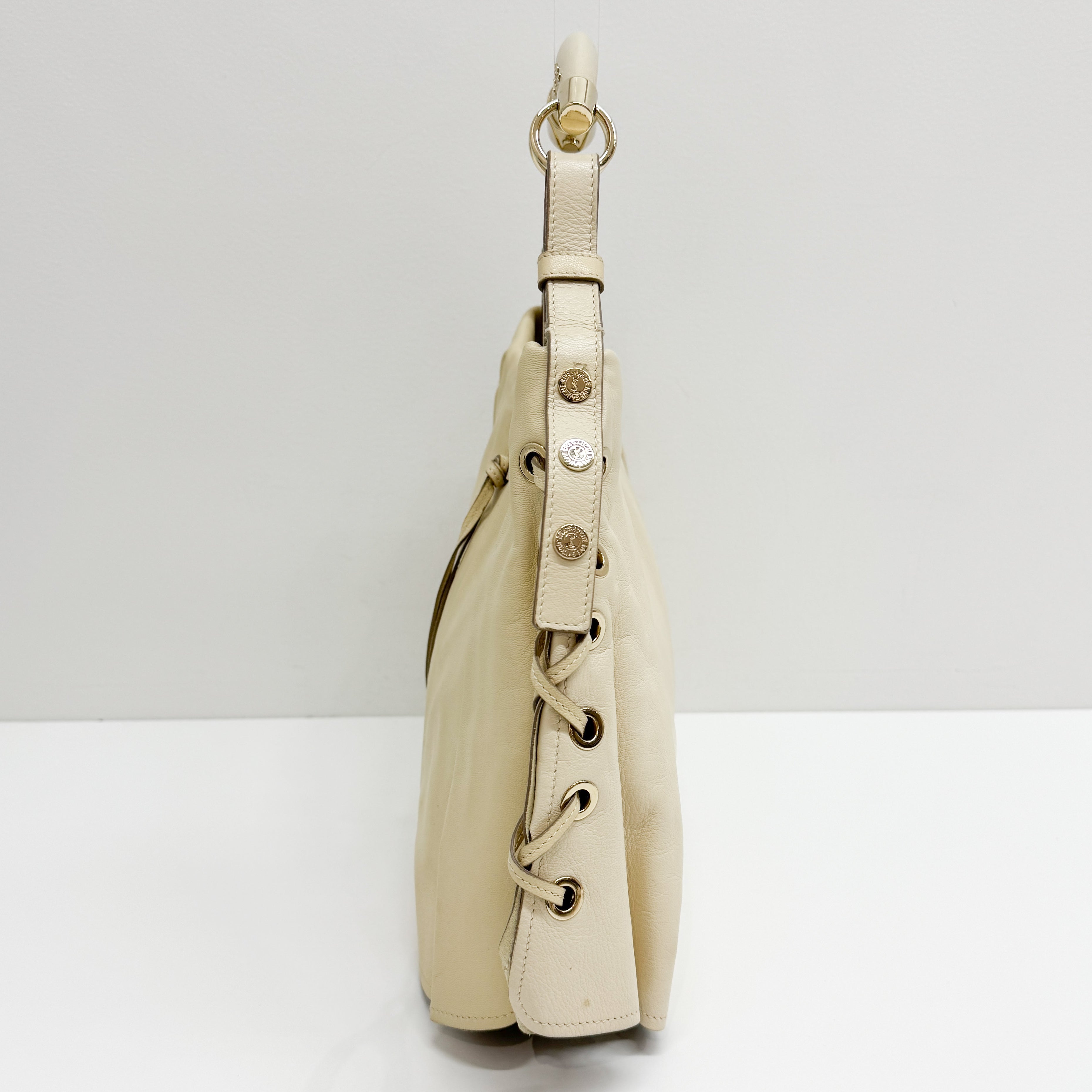 Mombasa Beige Leather Hand Bag