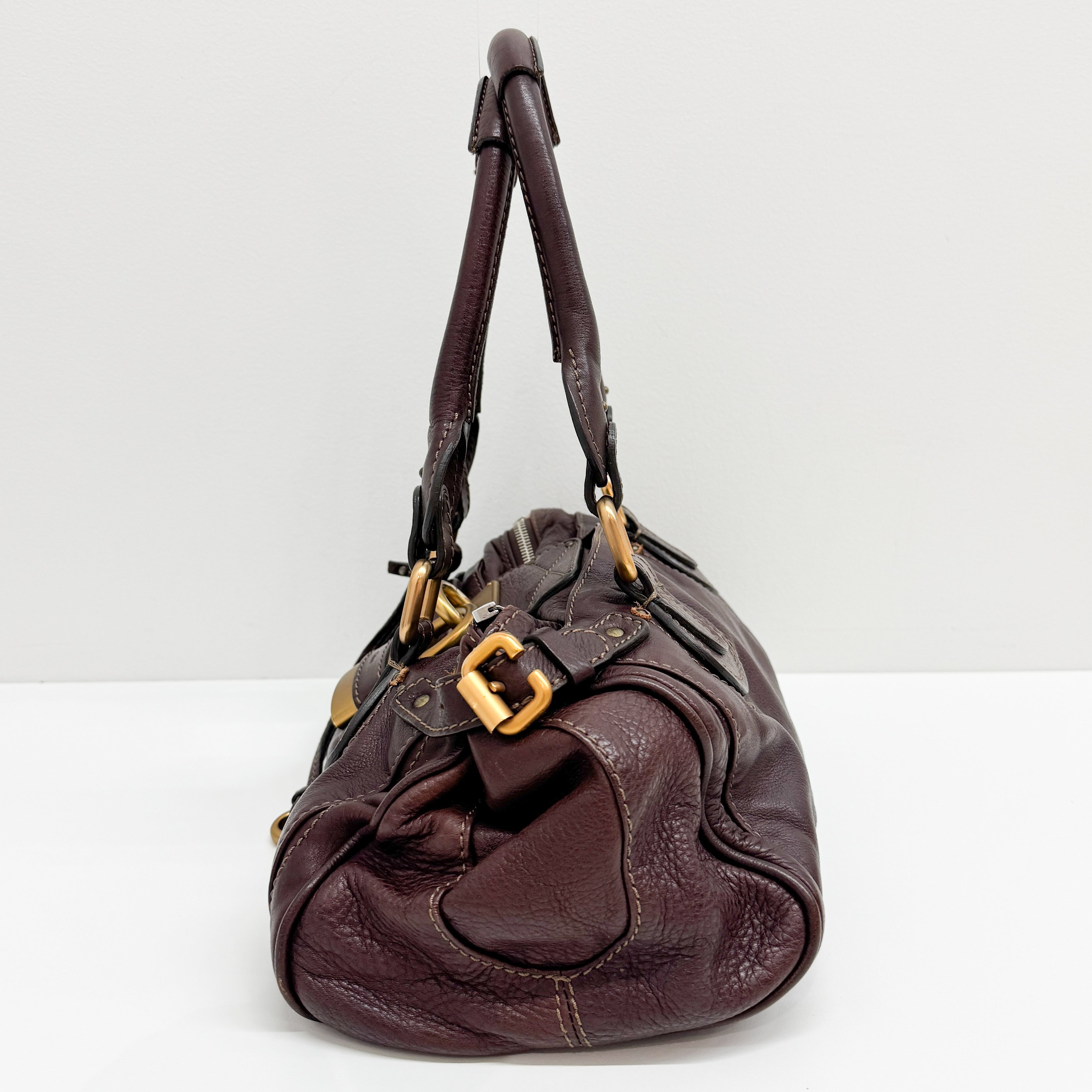 Paddington Brown Leather Shoulder Bag