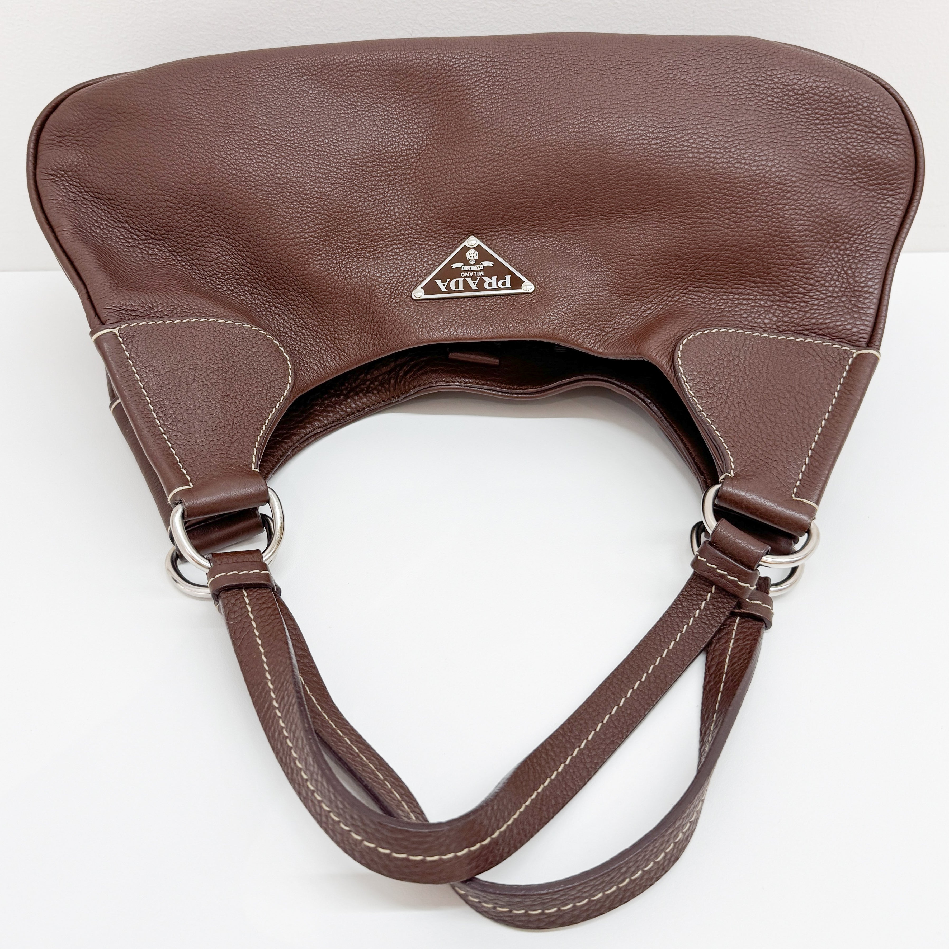 Brown Leather Shoulder Bag