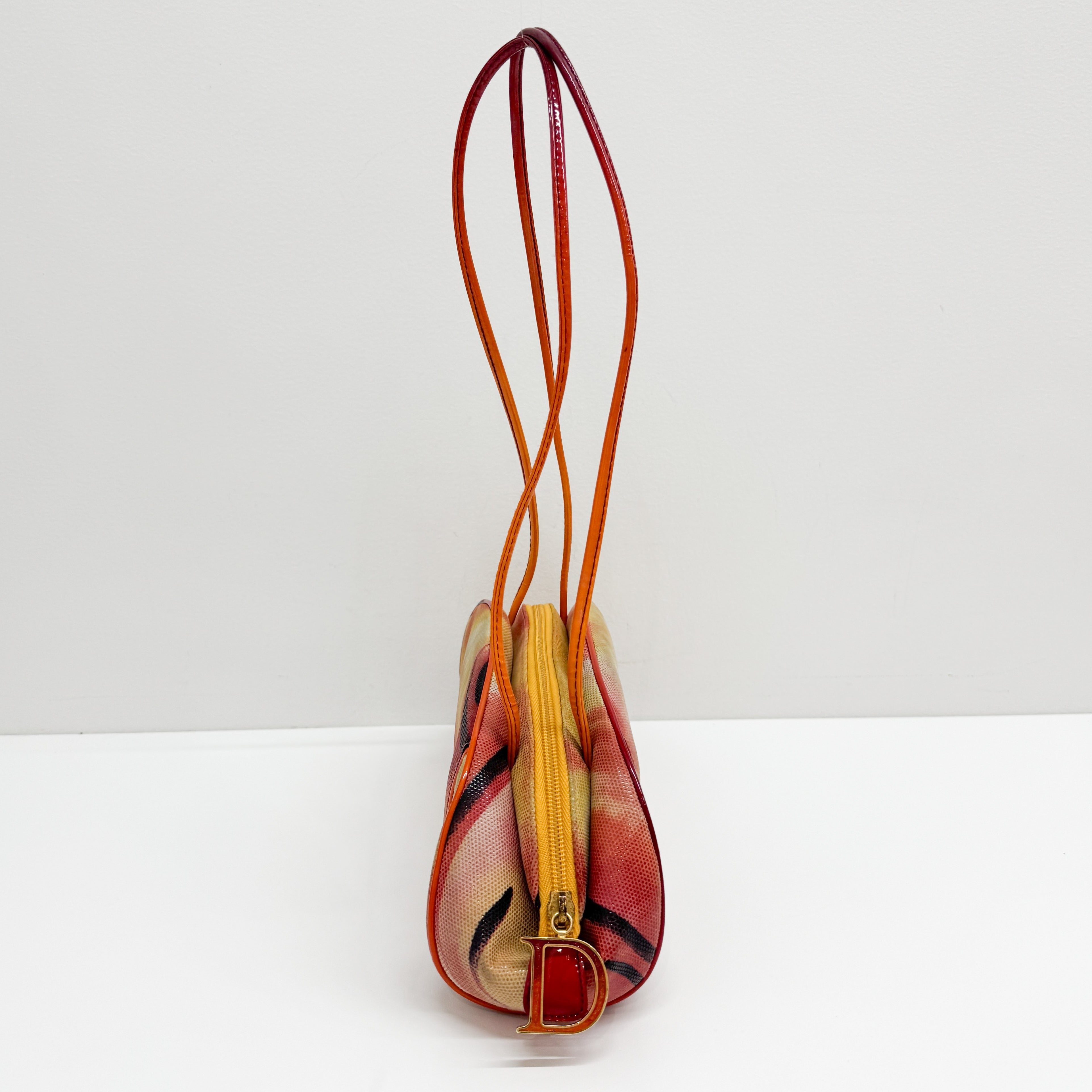 Vintage Orange  Cloth Shoulder Bag