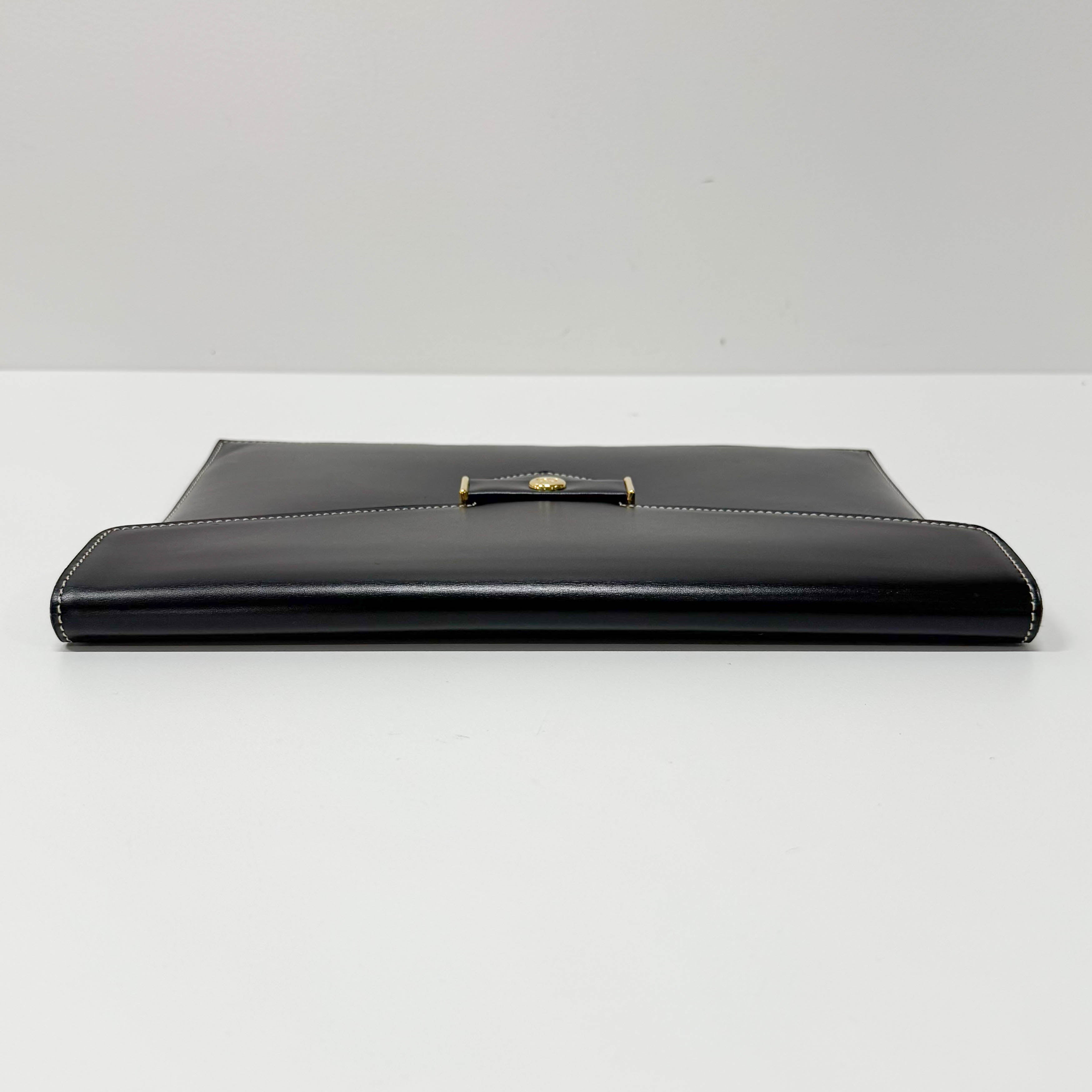 Envelope Leather Clutch Bag