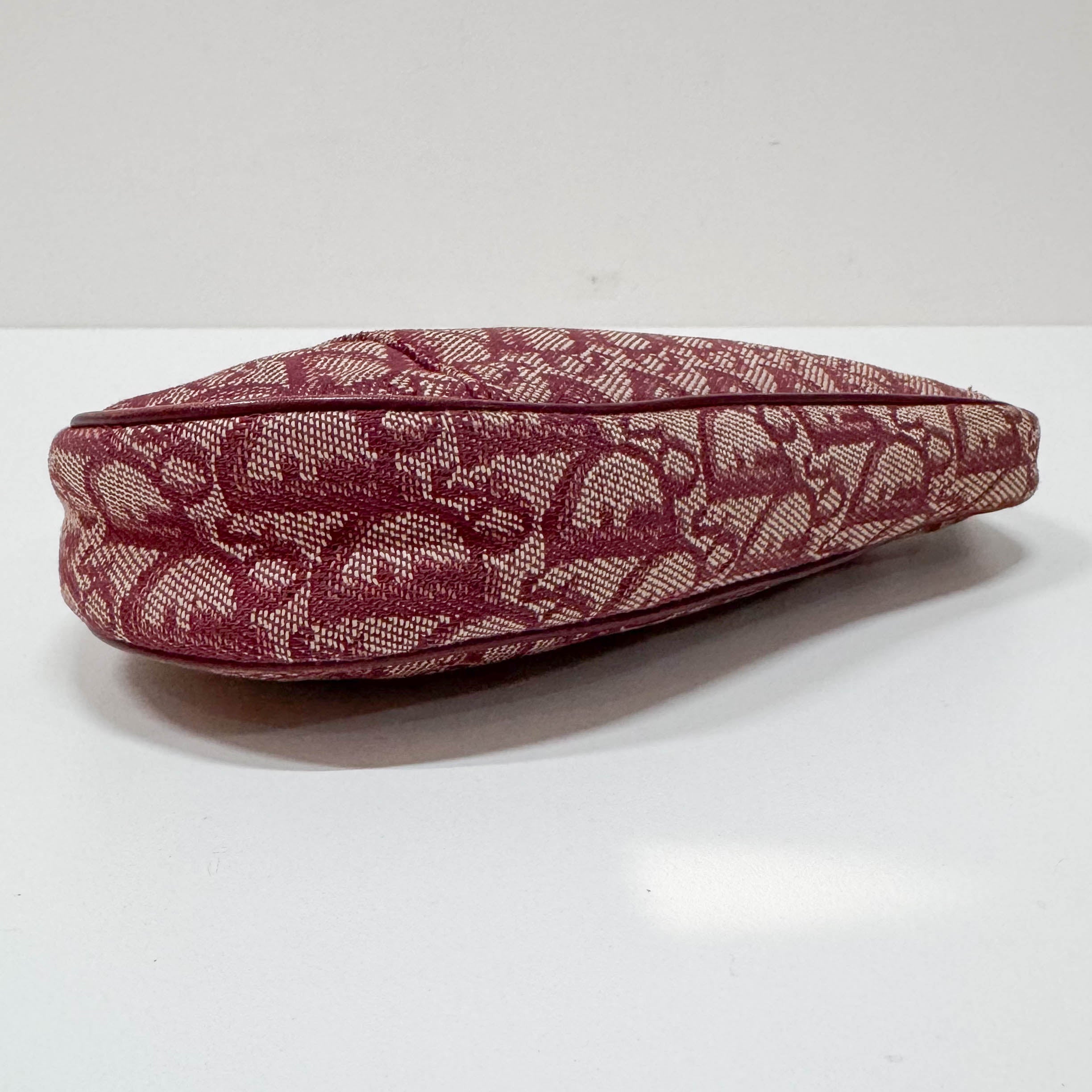 Saddle Red Trotter Canvas Shoulder Bag