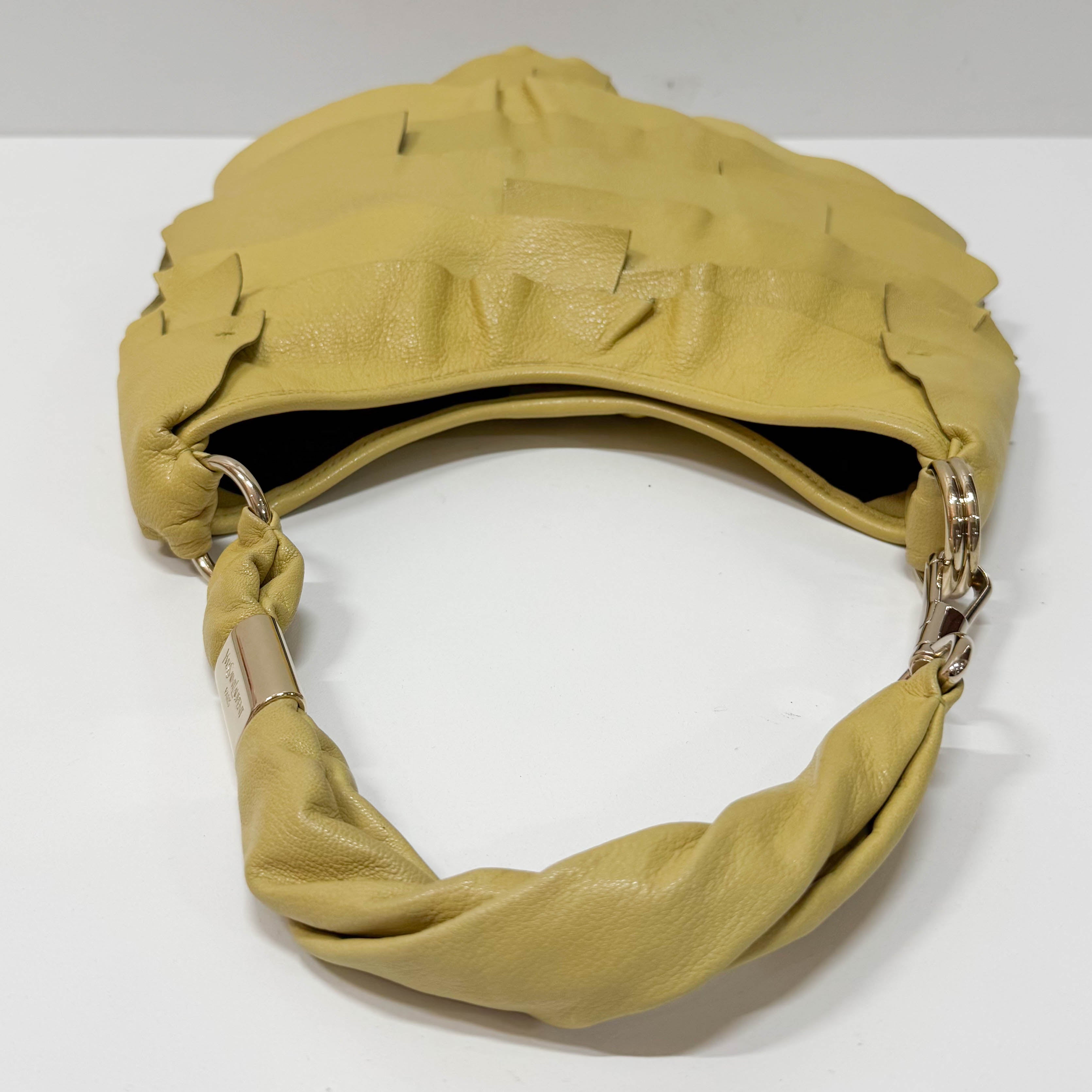 Saint Tropez Green Leather Shoulder Bag