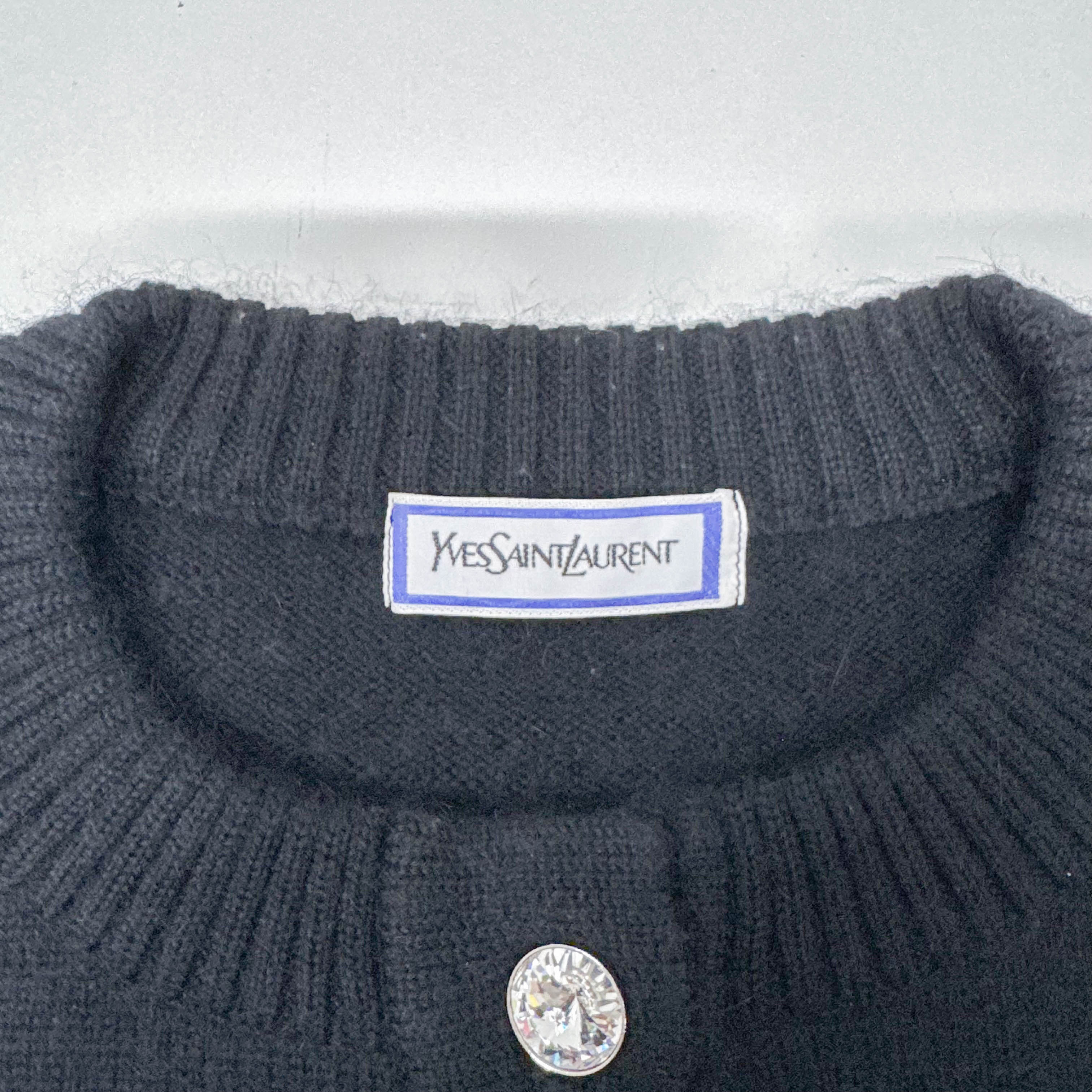 Size M Black  Wool Cardigan