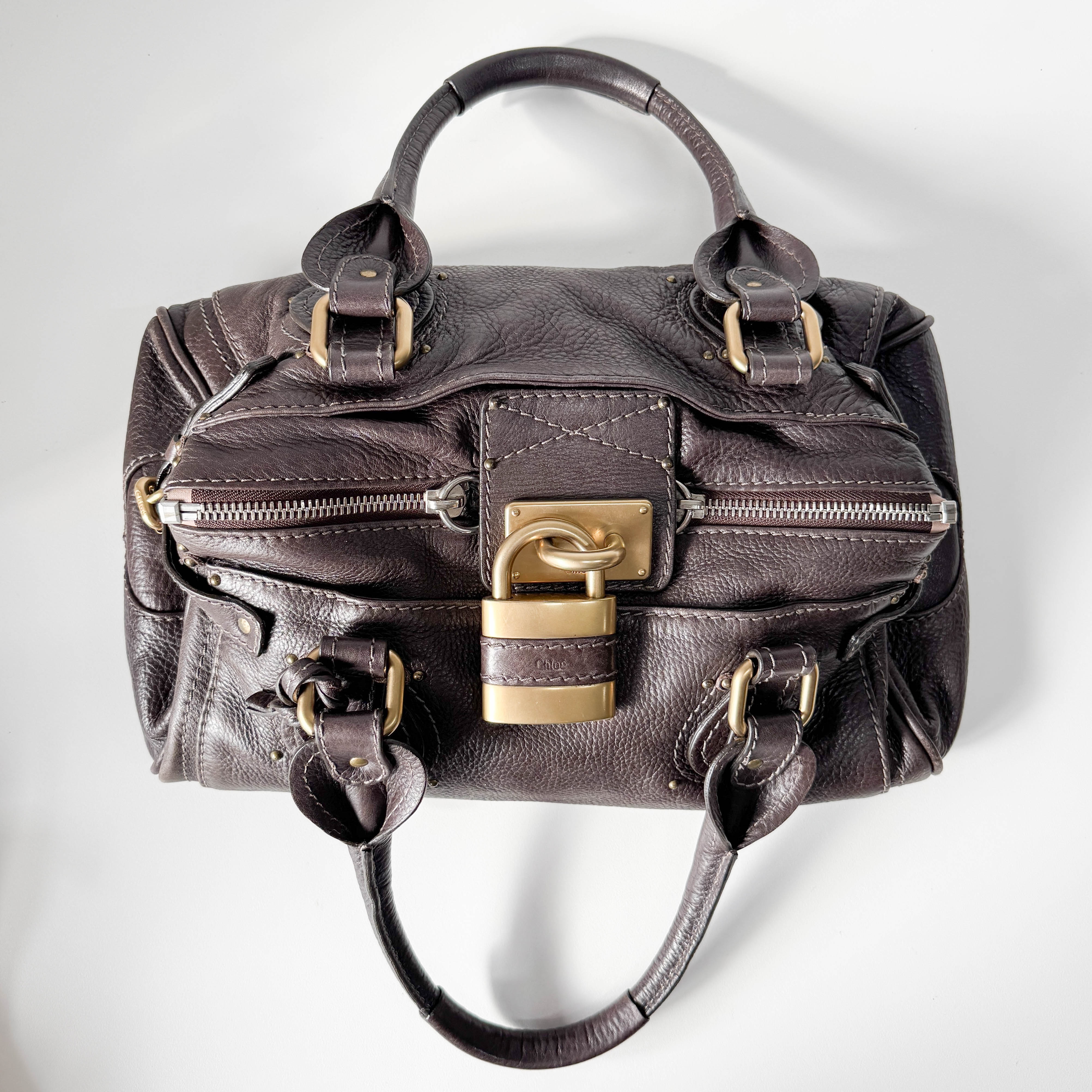 Paddington Brown Leather Shoulder Bag